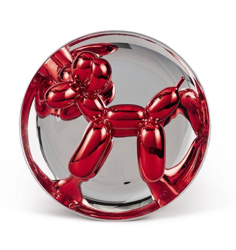 Red Balloon Dog by Jeff Koons