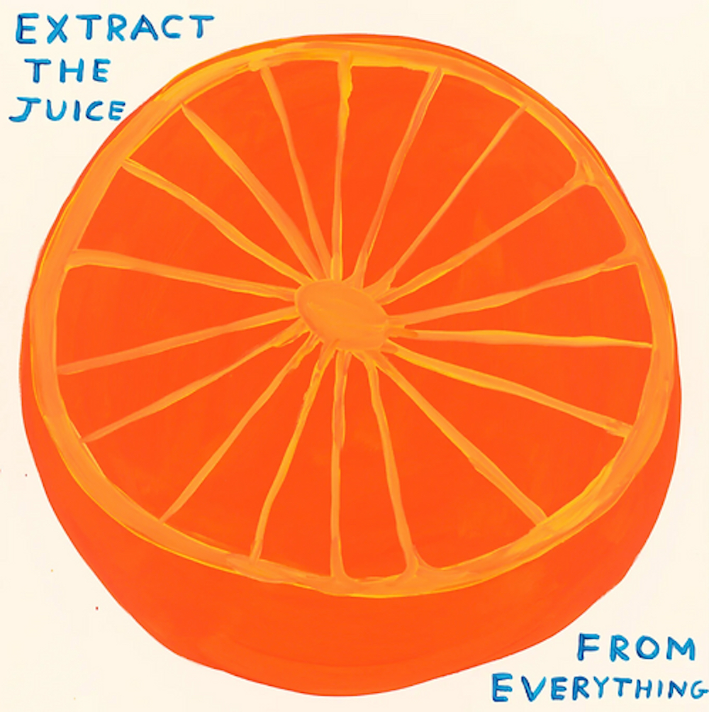 Extract The Juice by David Shrigley