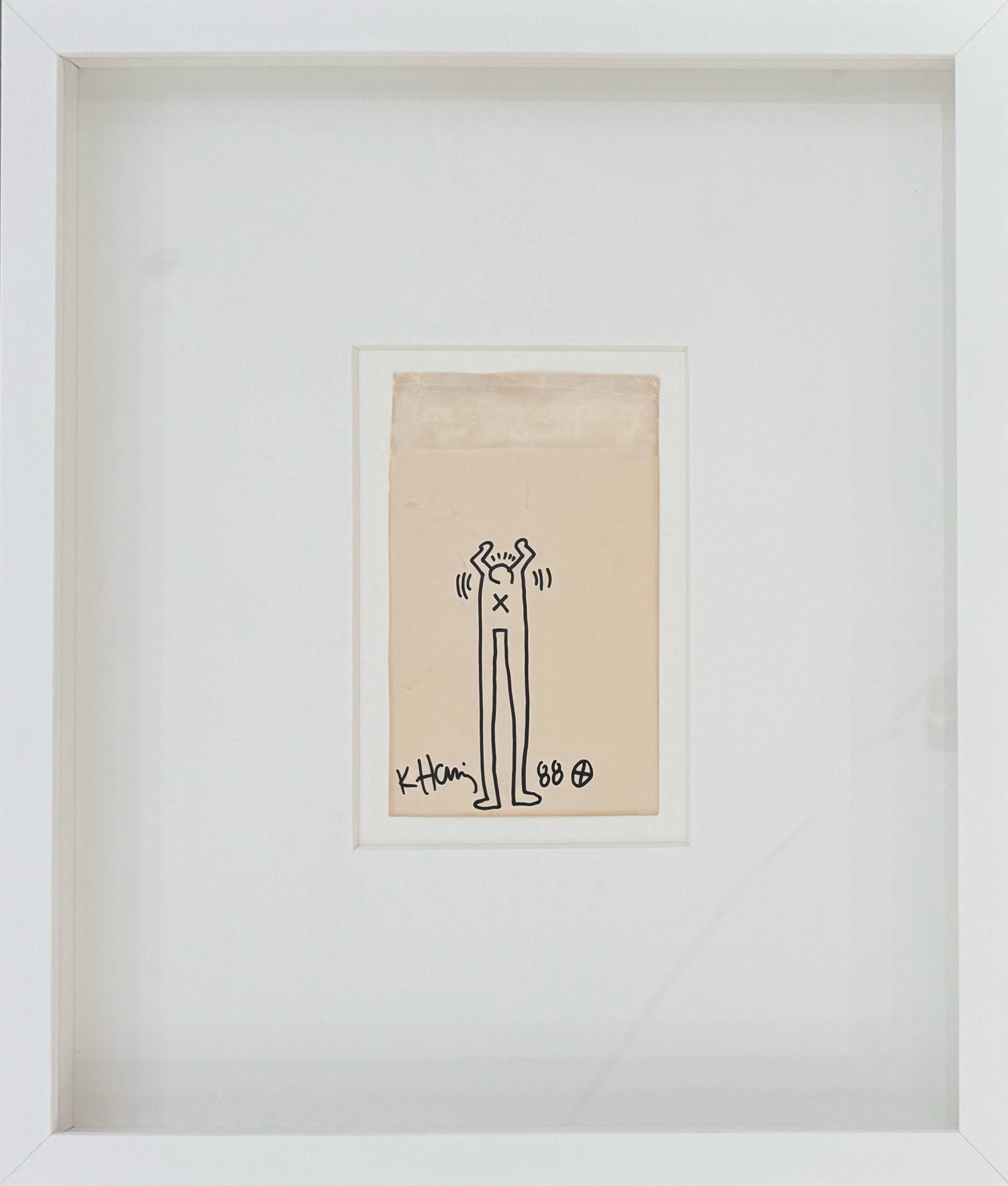 Untitled (long legs man) by Keith Haring