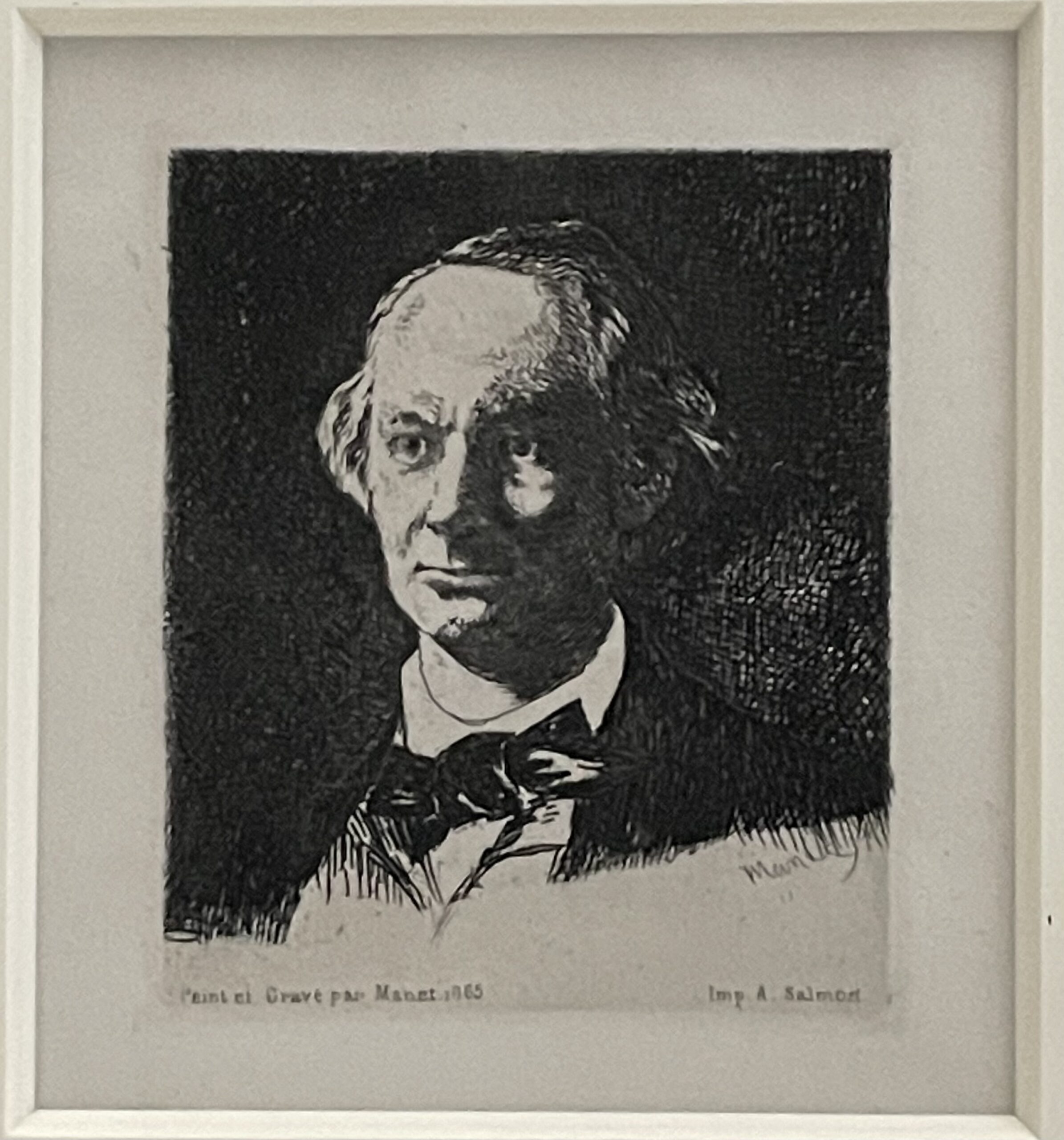 Portrait of Charles Baudelaire by Edouard Manet