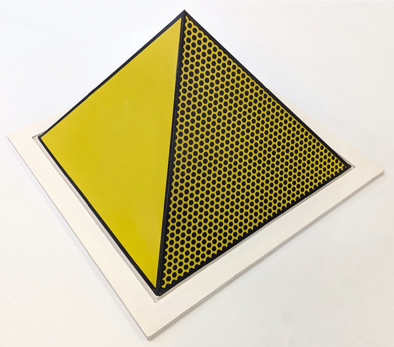 Pyramid (Three-Dimensional) by Roy Lichtenstein