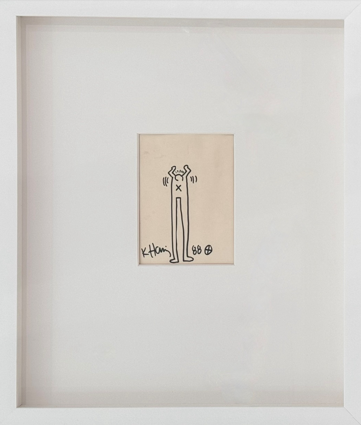 Untitled (long legs man) by Keith Haring