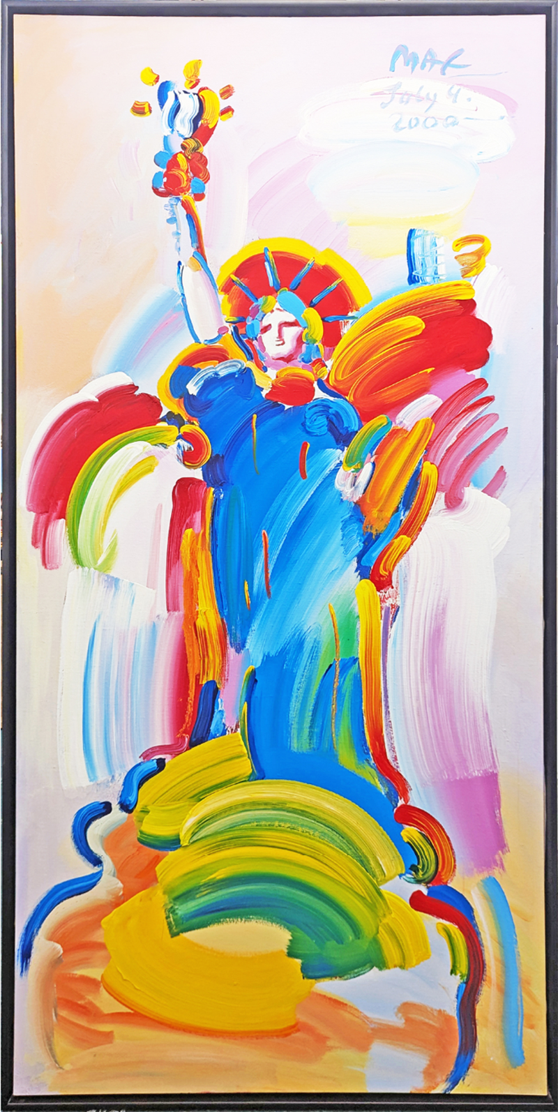 Statue of Liberty (Huge Painting) by Peter Max