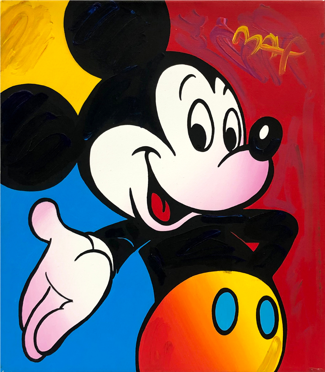 Mickey Mouse (Painting) by Peter Max