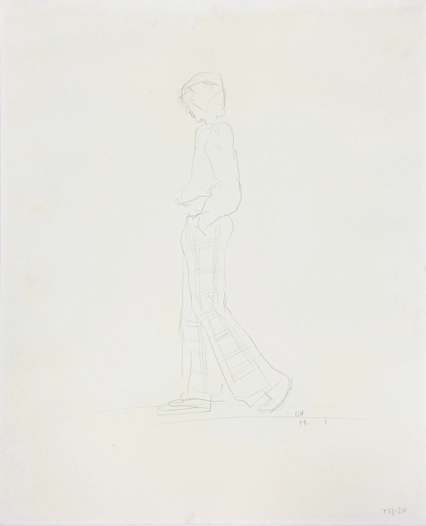 Yves (Walking) by David Hockney