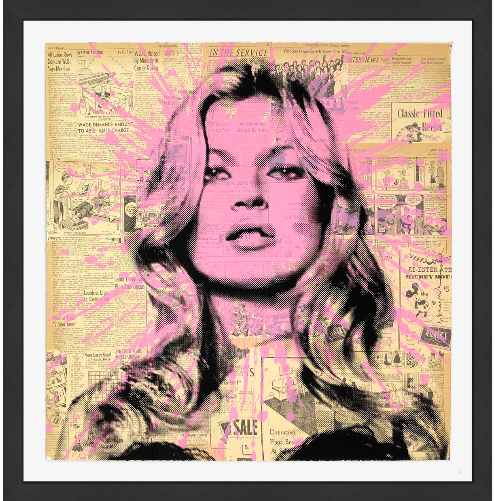 Cover Girl (Kate Moss) by Mr. Brainwash