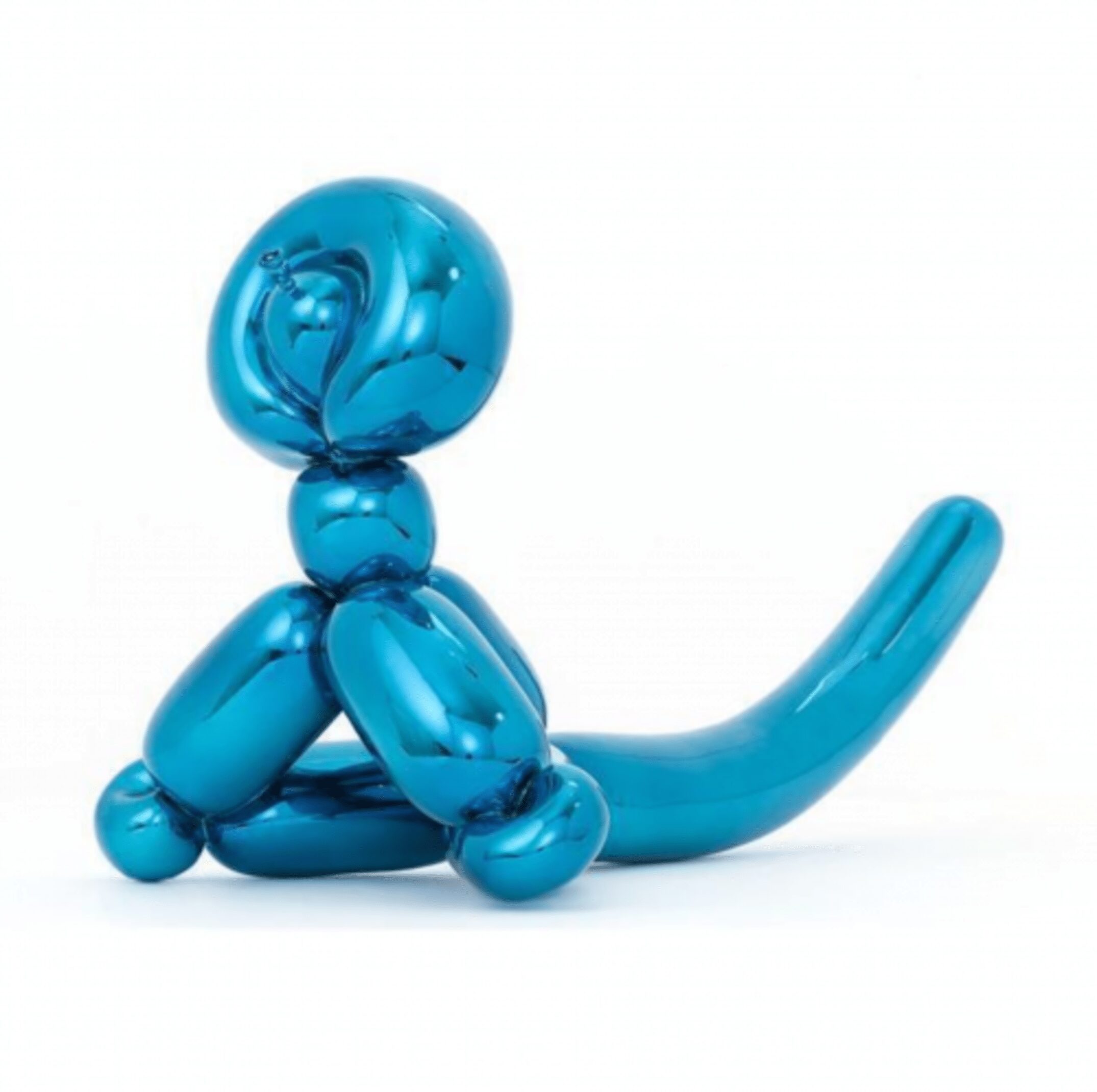 Balloon Monkey (Blue) by Jeff Koons