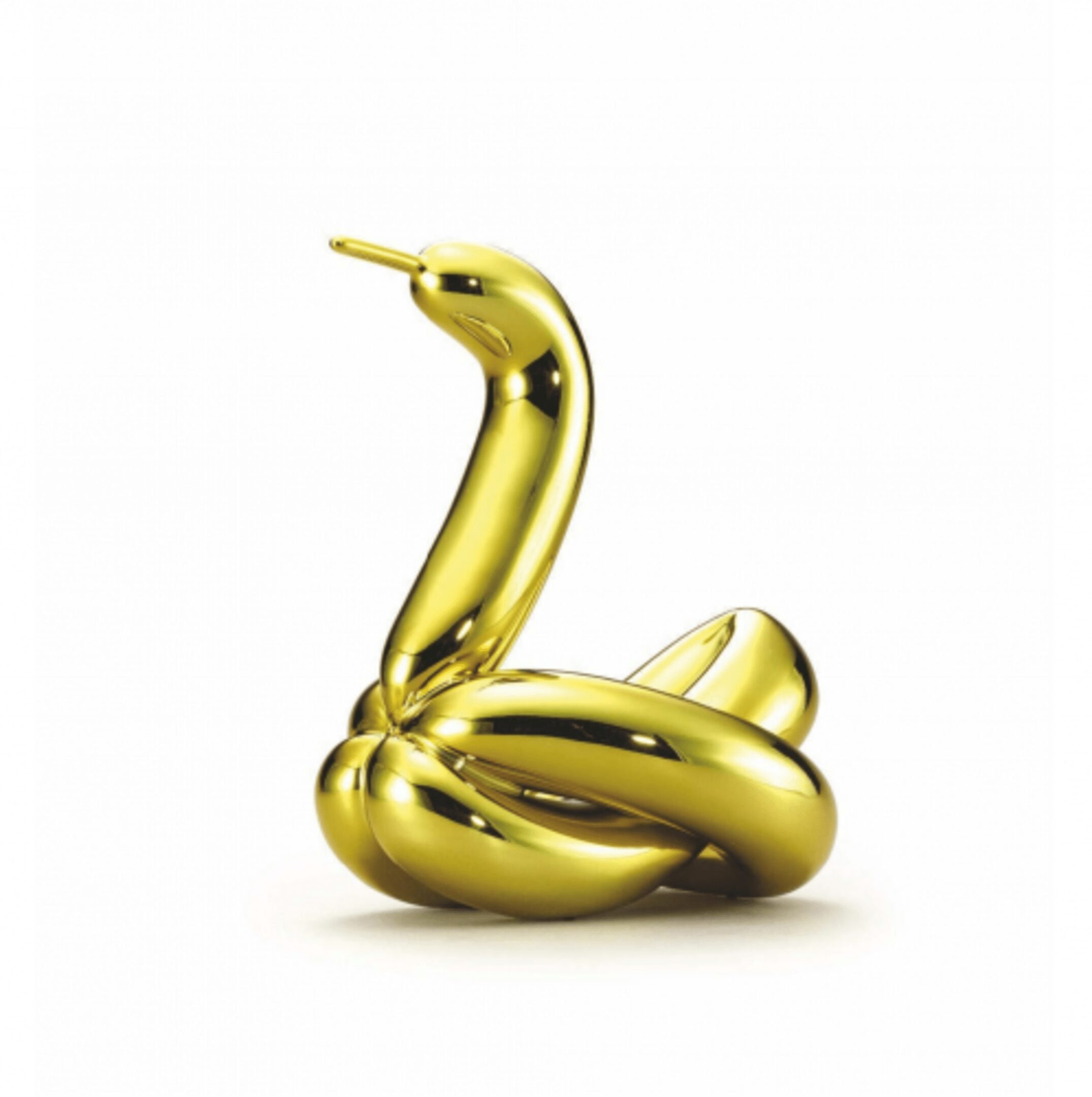 Balloon Swan (Yellow) by Jeff Koons