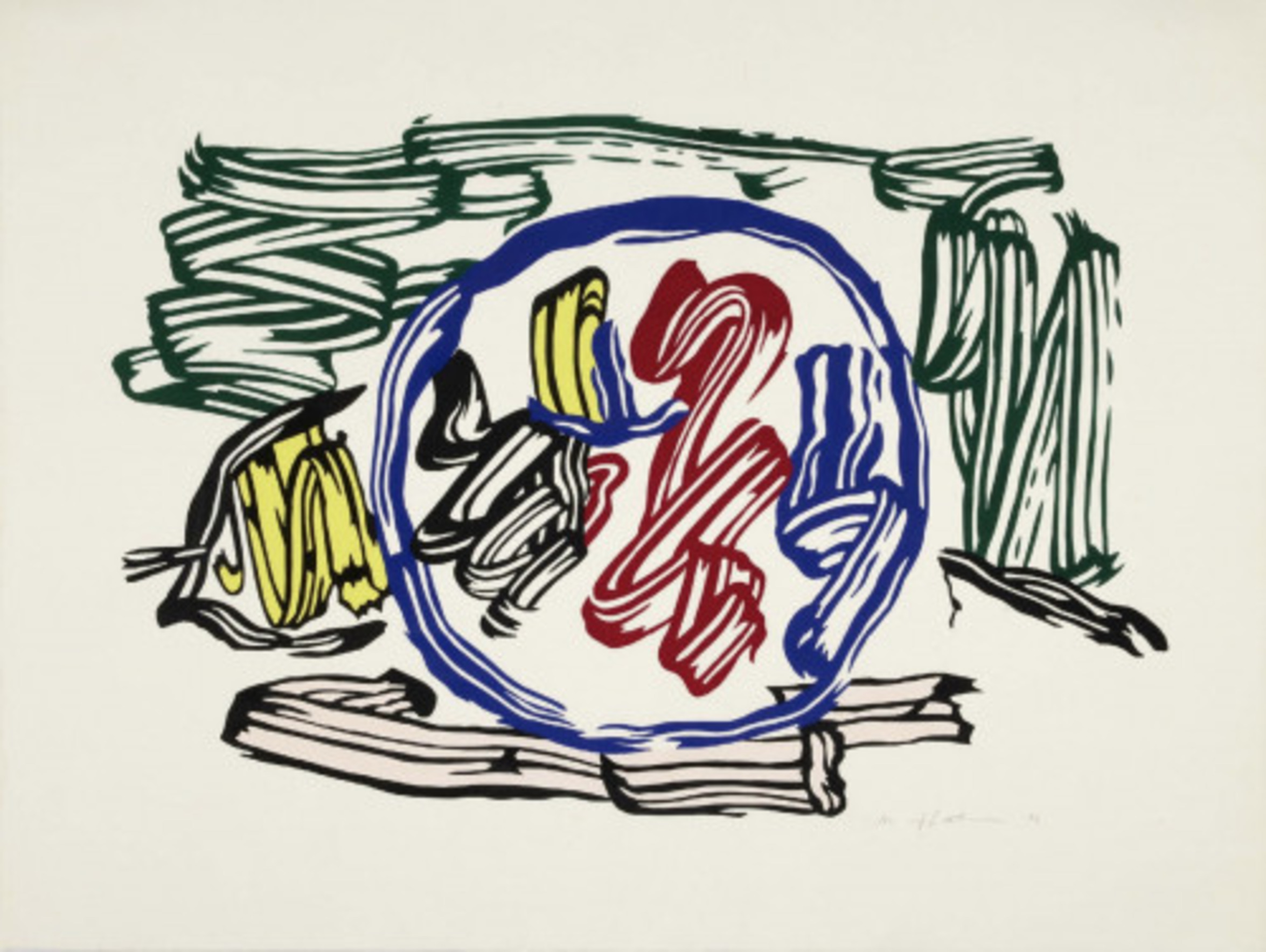 Apple and Lemon (from Seven Apple Woodcuts) by Roy Lichtenstein