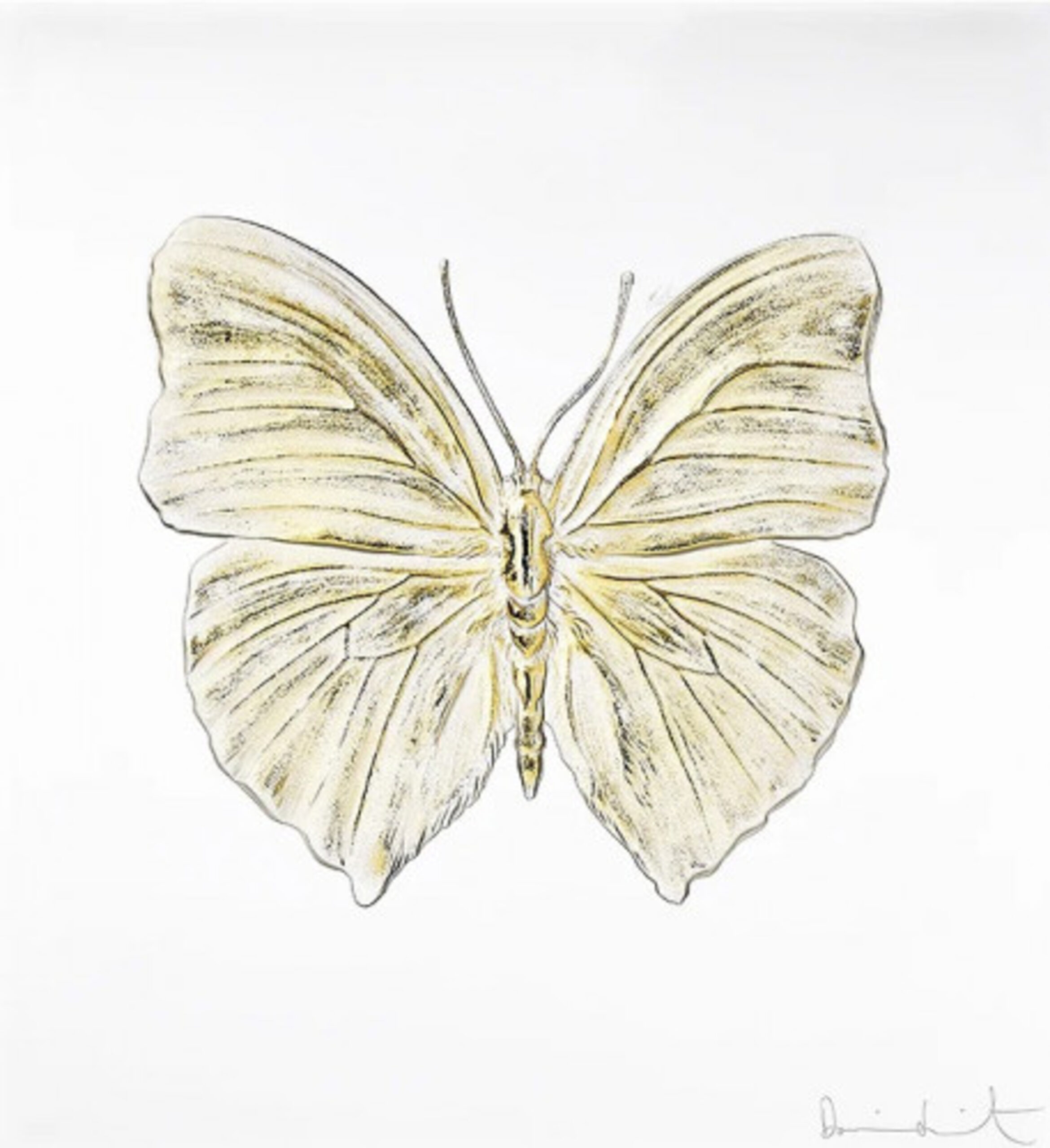 Eternal Love (Clear & Gold) by Damien Hirst