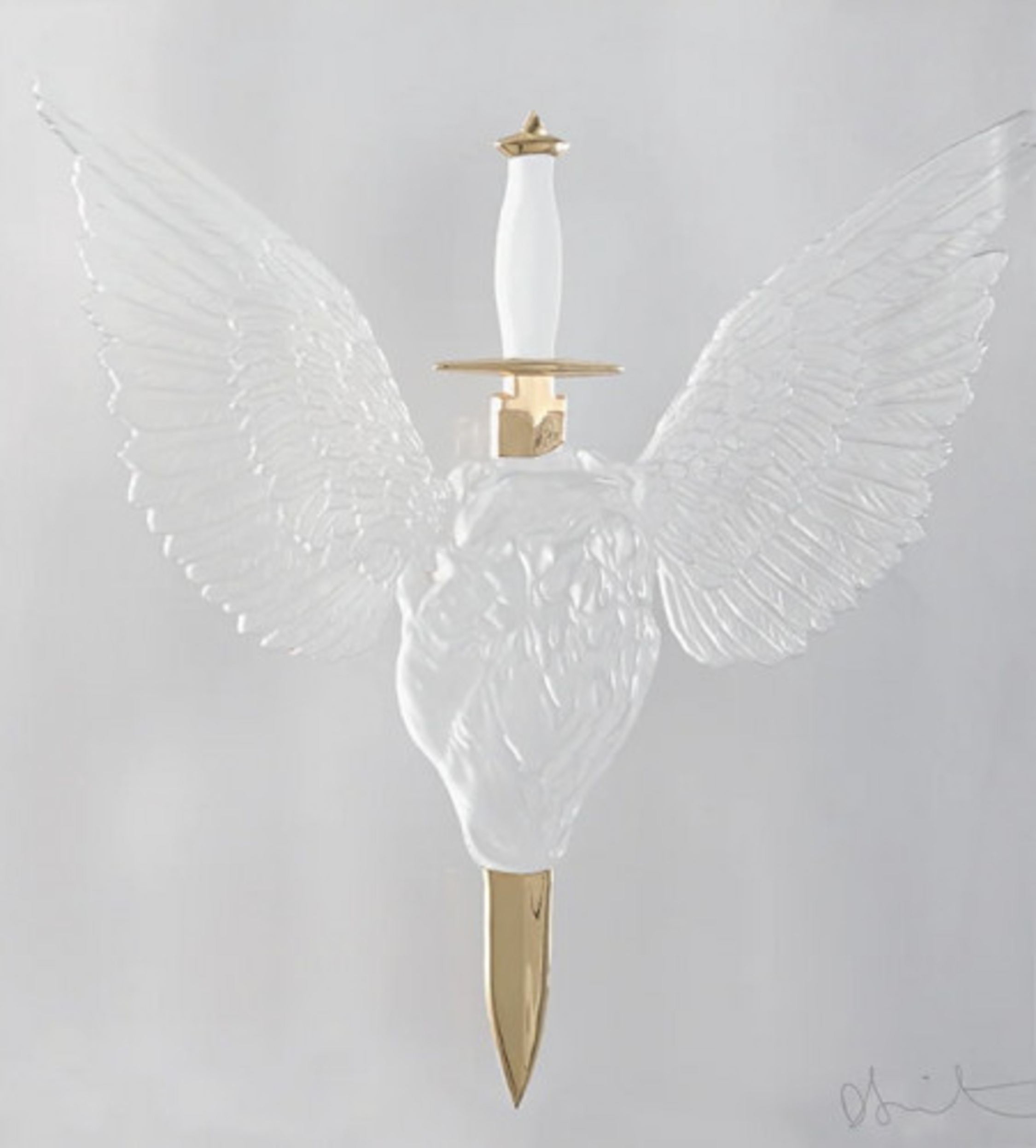 Eternal Prayer (Clear & Gold) by Damien Hirst