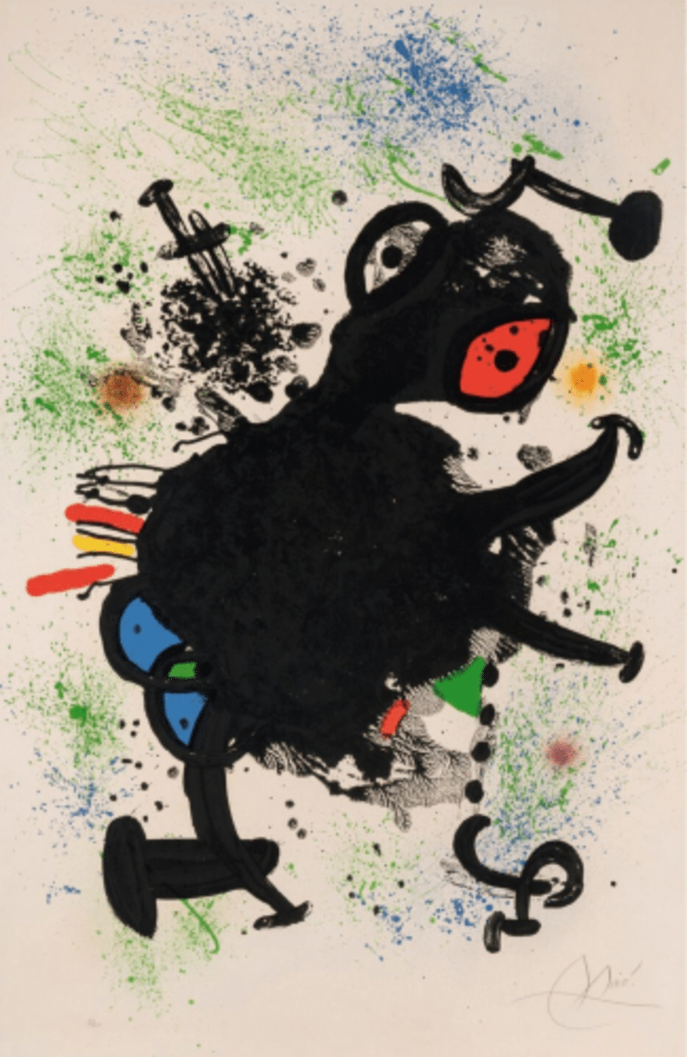 Le rhinocérine by Joan Miró