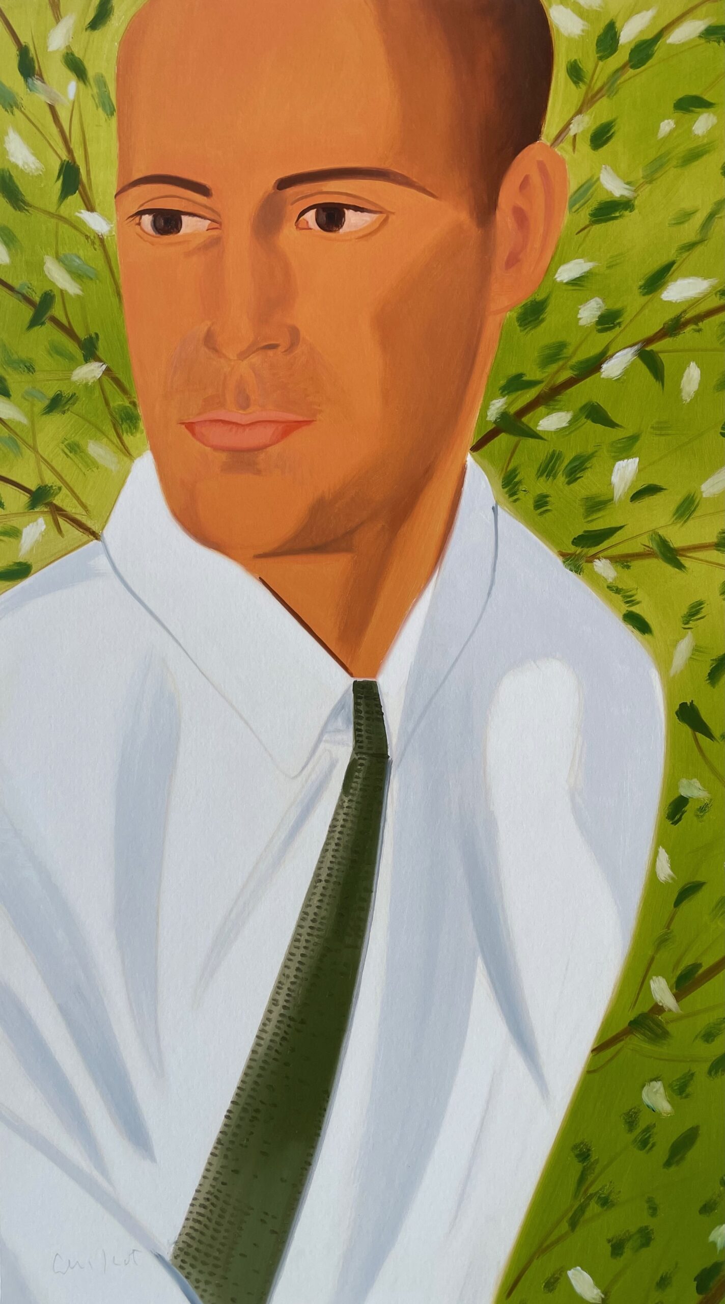 White Shirt (Perry) by Alex Katz