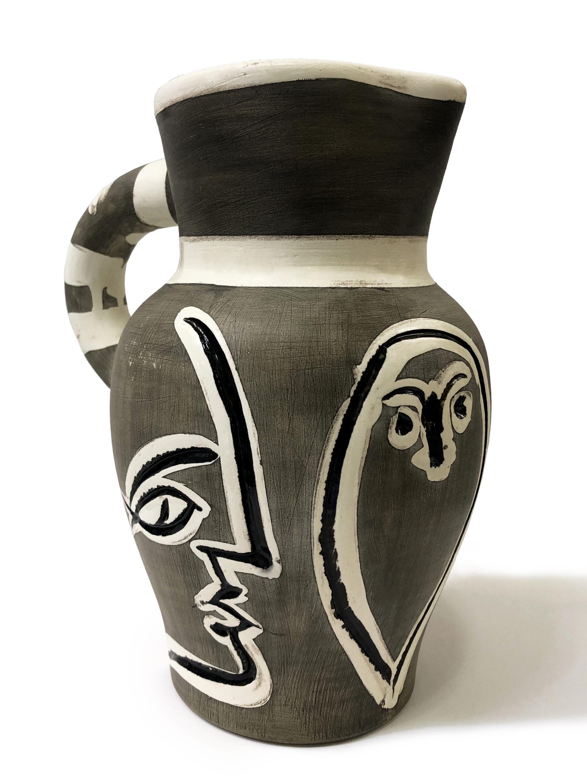 Pichet Gravé Gris (Ceramic Pitcher) by Pablo Picasso