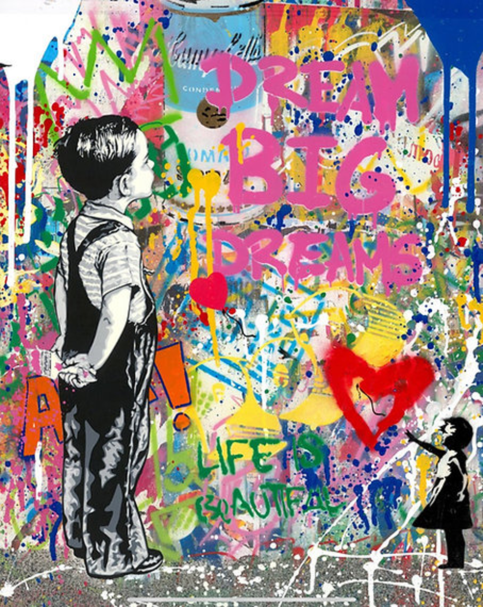 With All My Love by Mr Brainwash