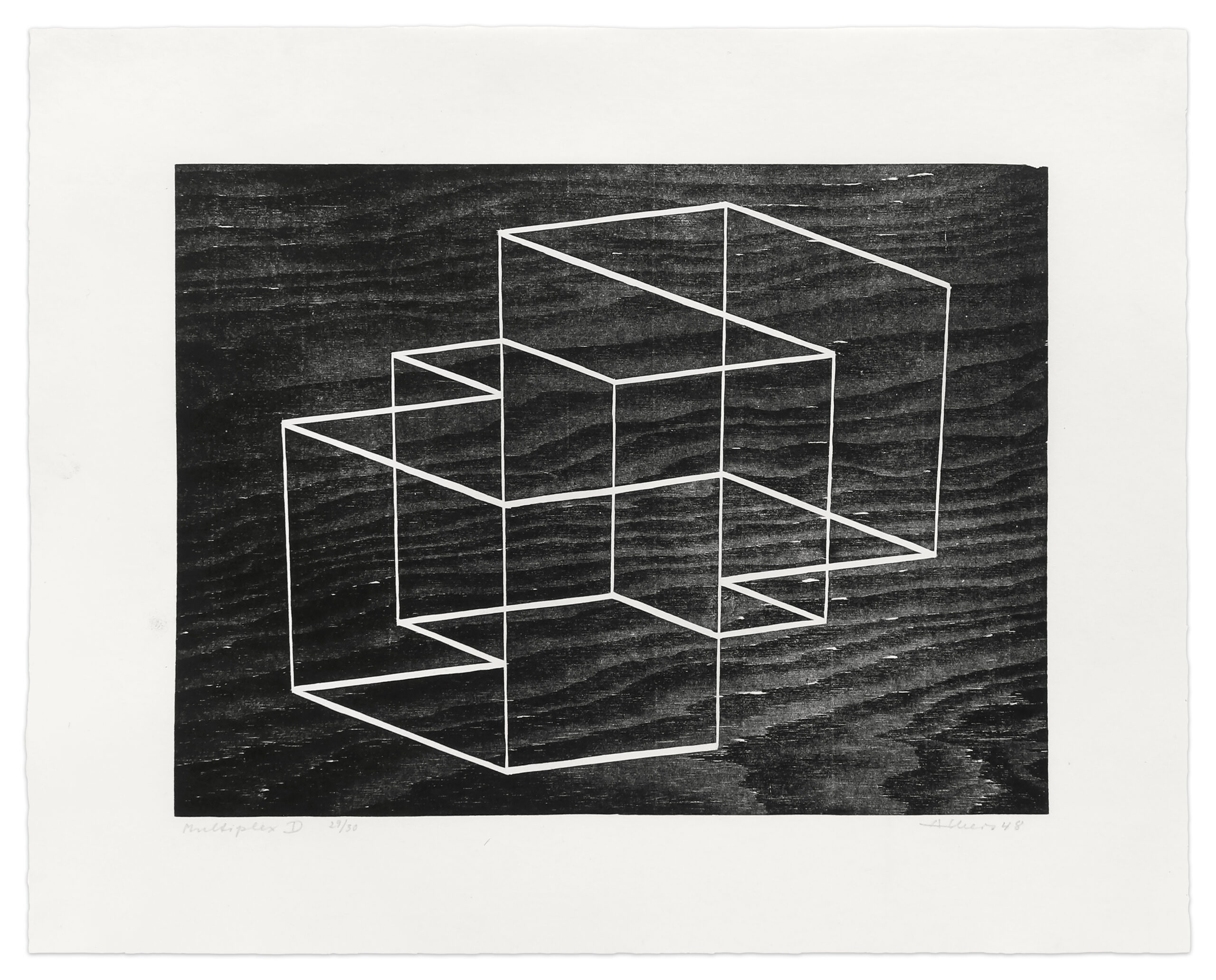 Multiplex d by Josef Albers