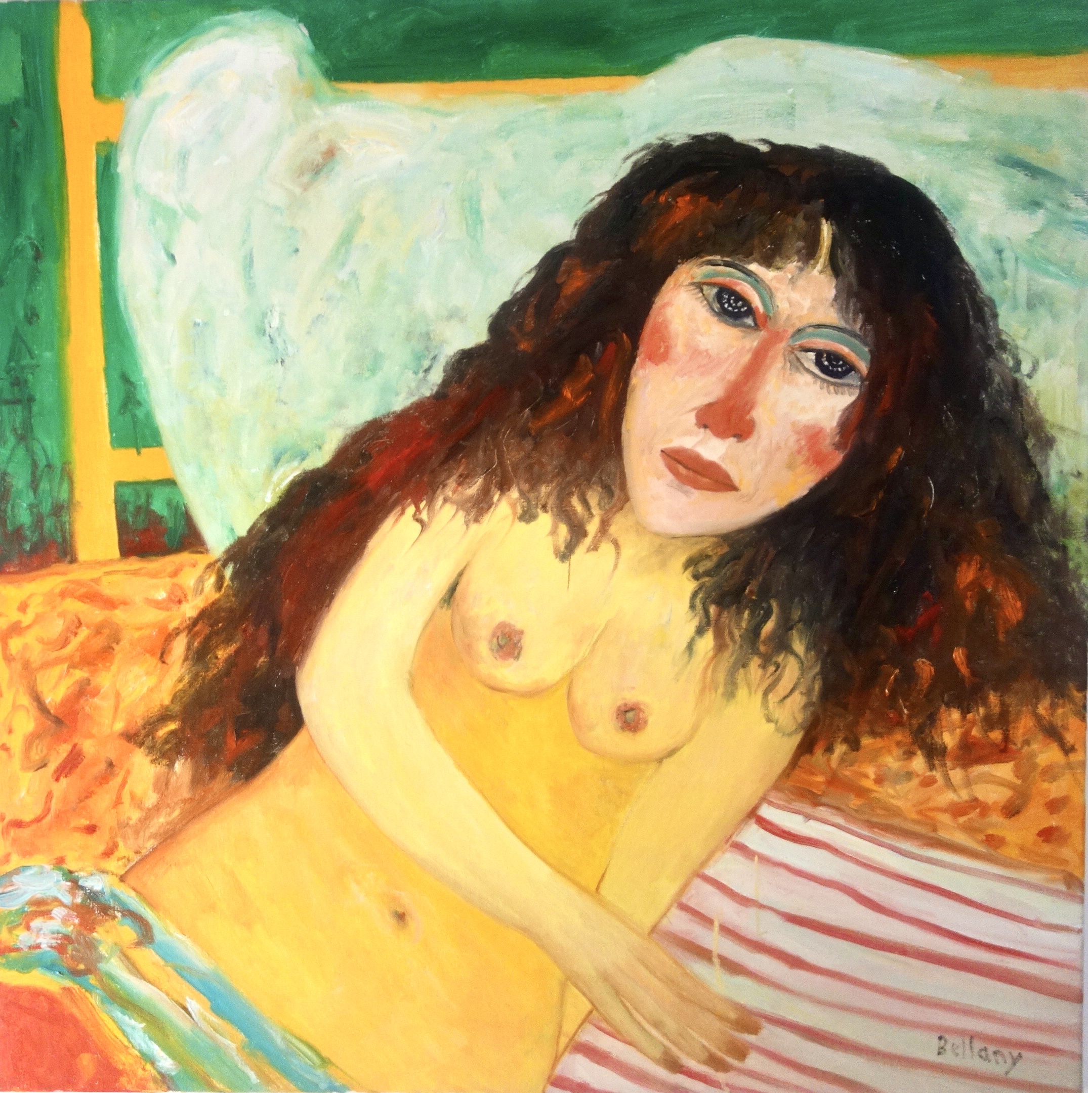 Female Nude by John Bellany