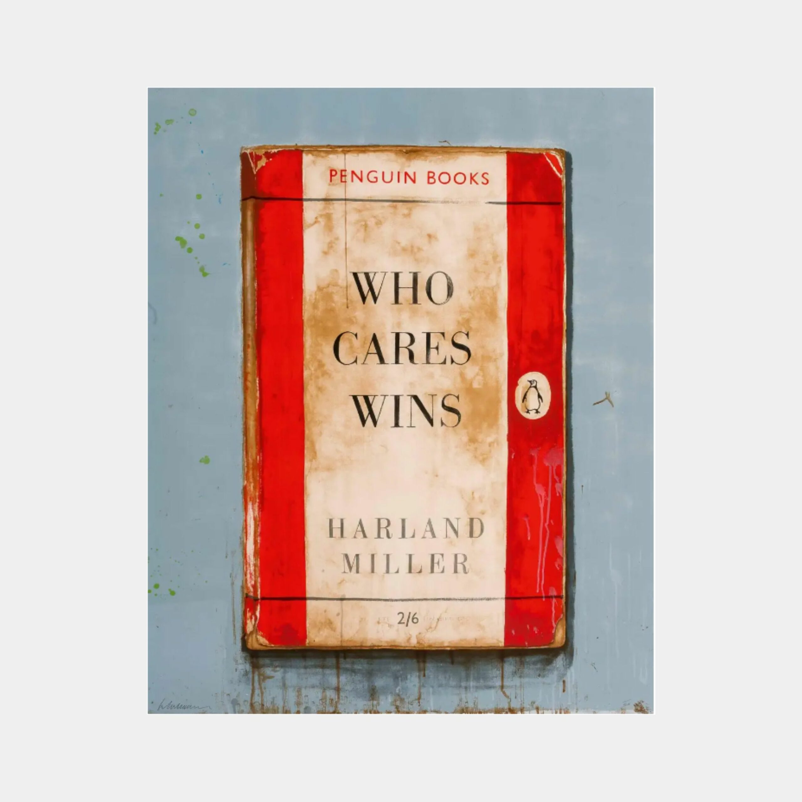 Who Cares Wins (Small) by Harland Miller