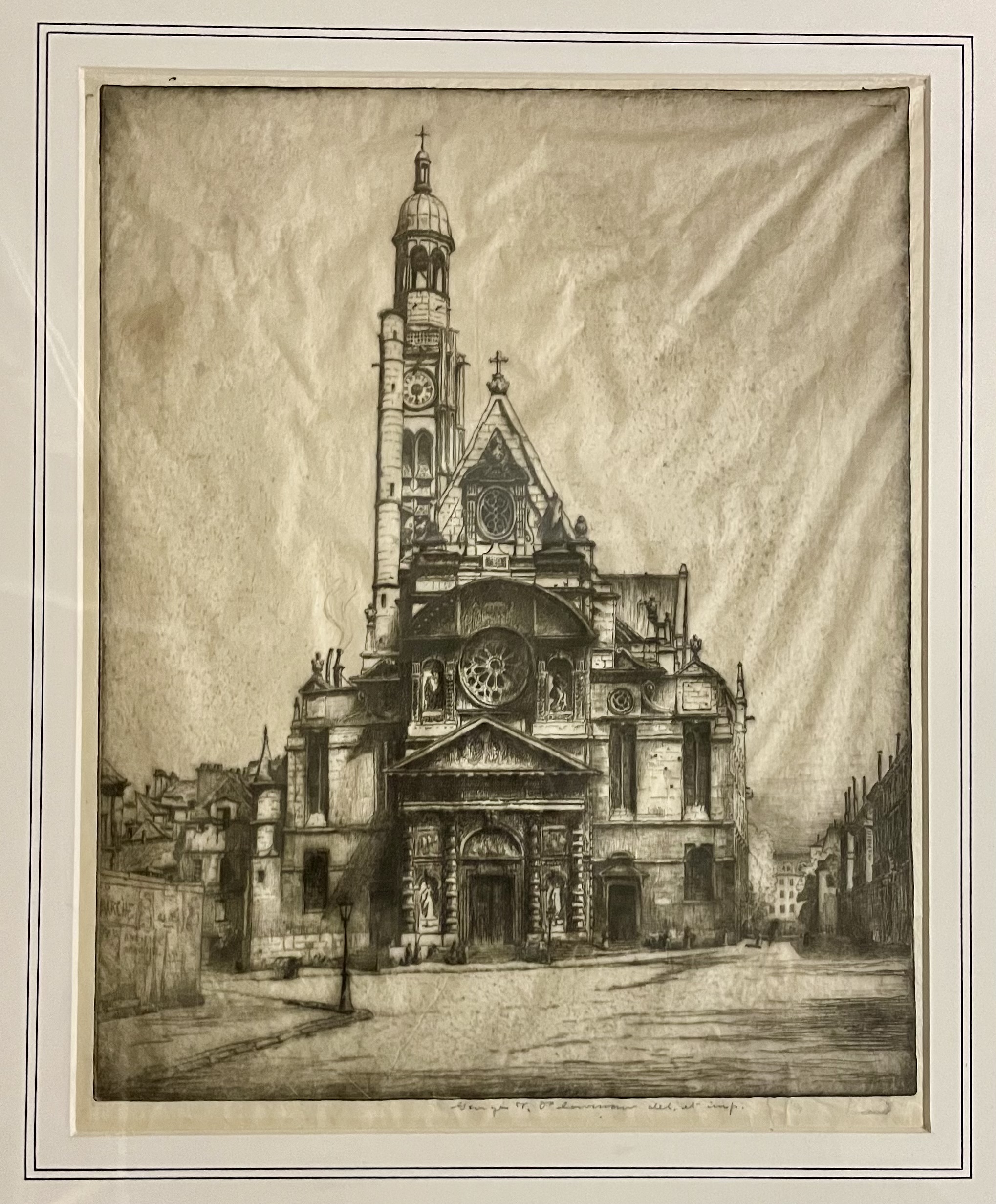 Saint Etienne du Mond, Paris by George Taylor Plowman