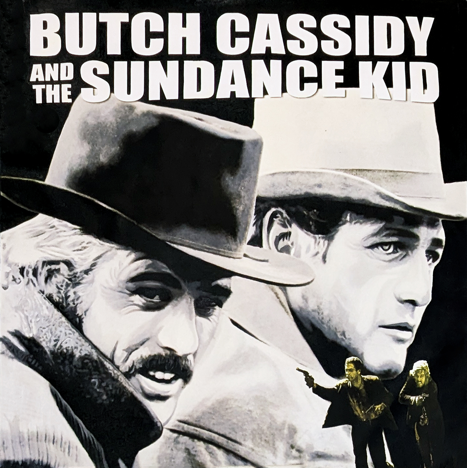 Butch & Sundance (Large Unique Painting) by Steve Kaufman