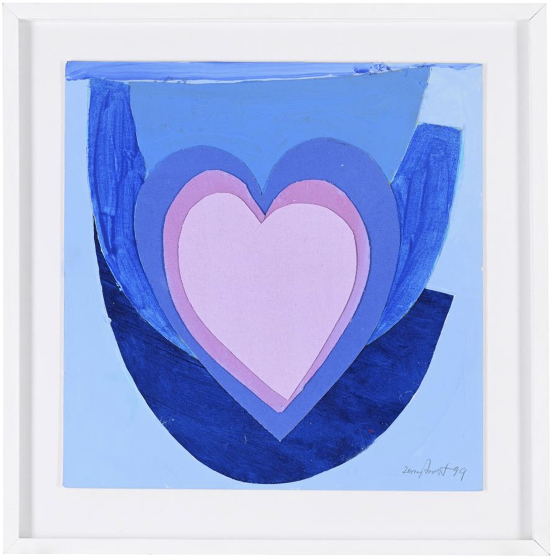 Valentine – Blues and Purples by Terry Frost