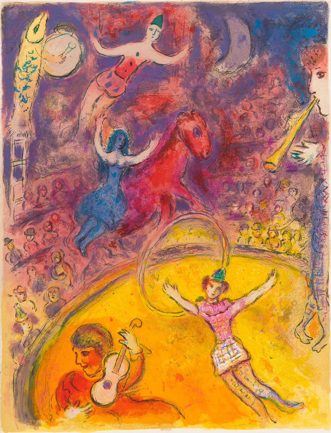 Untitled from The Circus by Marc Chagall