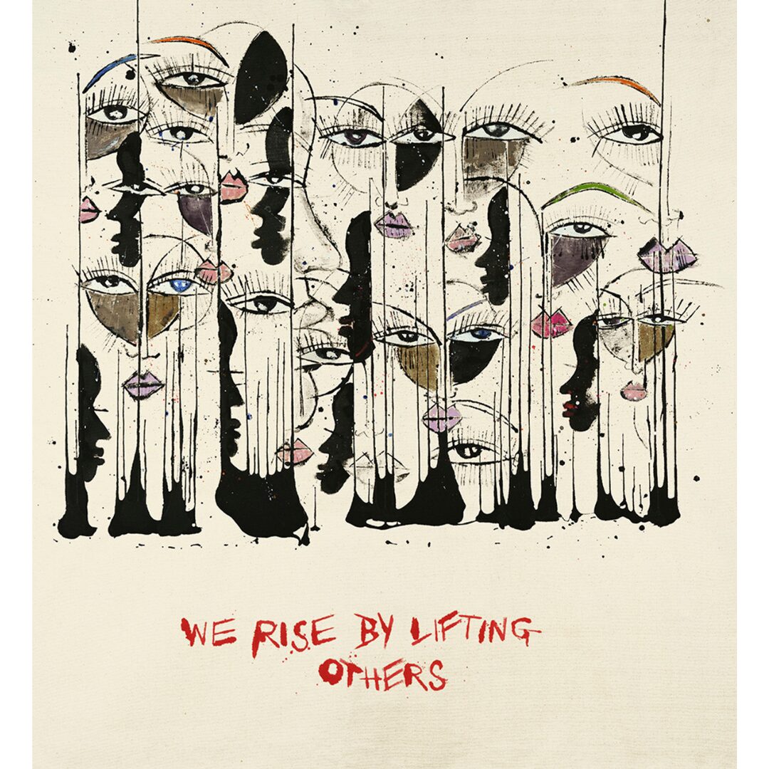 We Rise By Lifting Others by Miles Regis