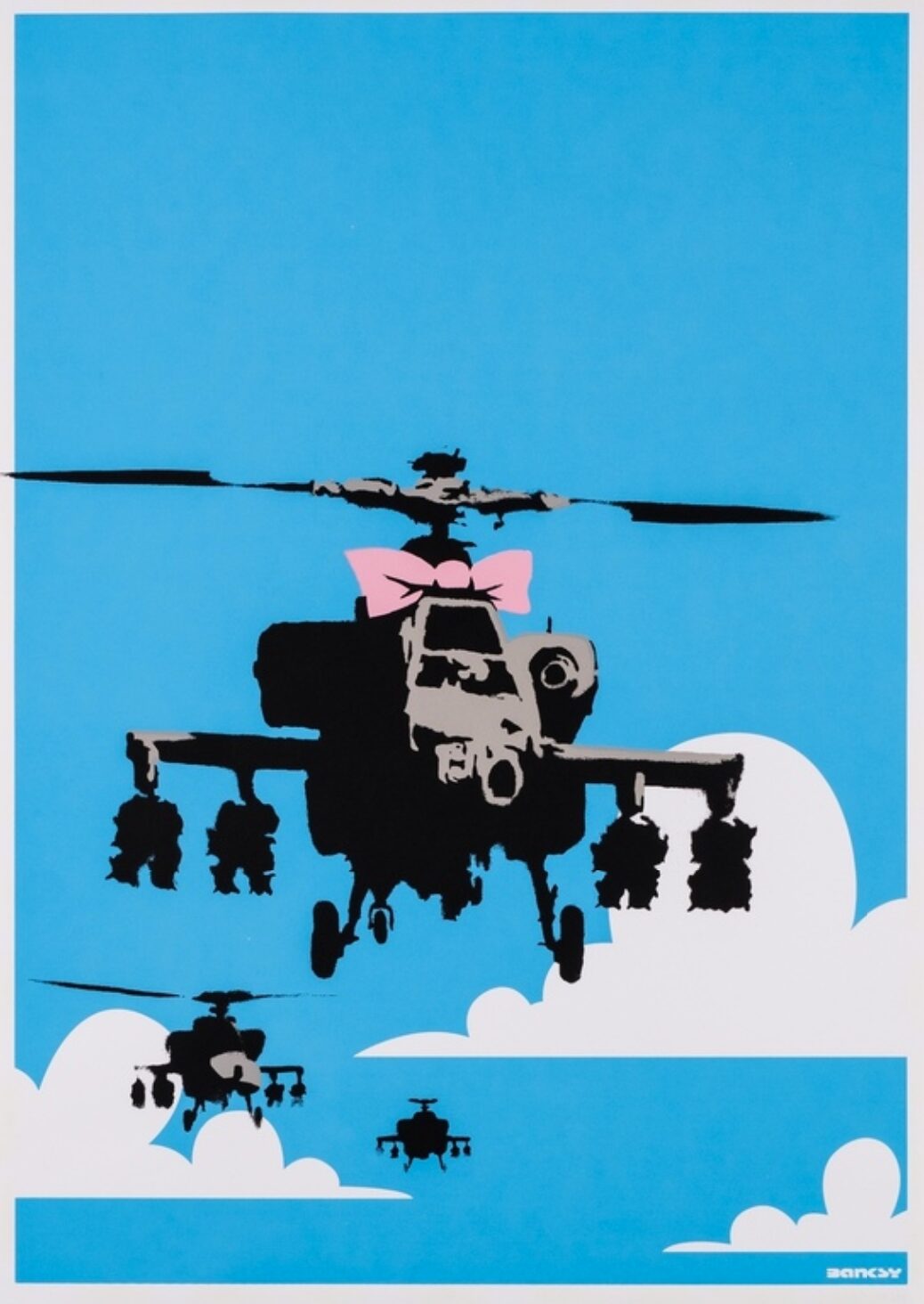 Banksy Happy Choppers (unsigned) by Banksy