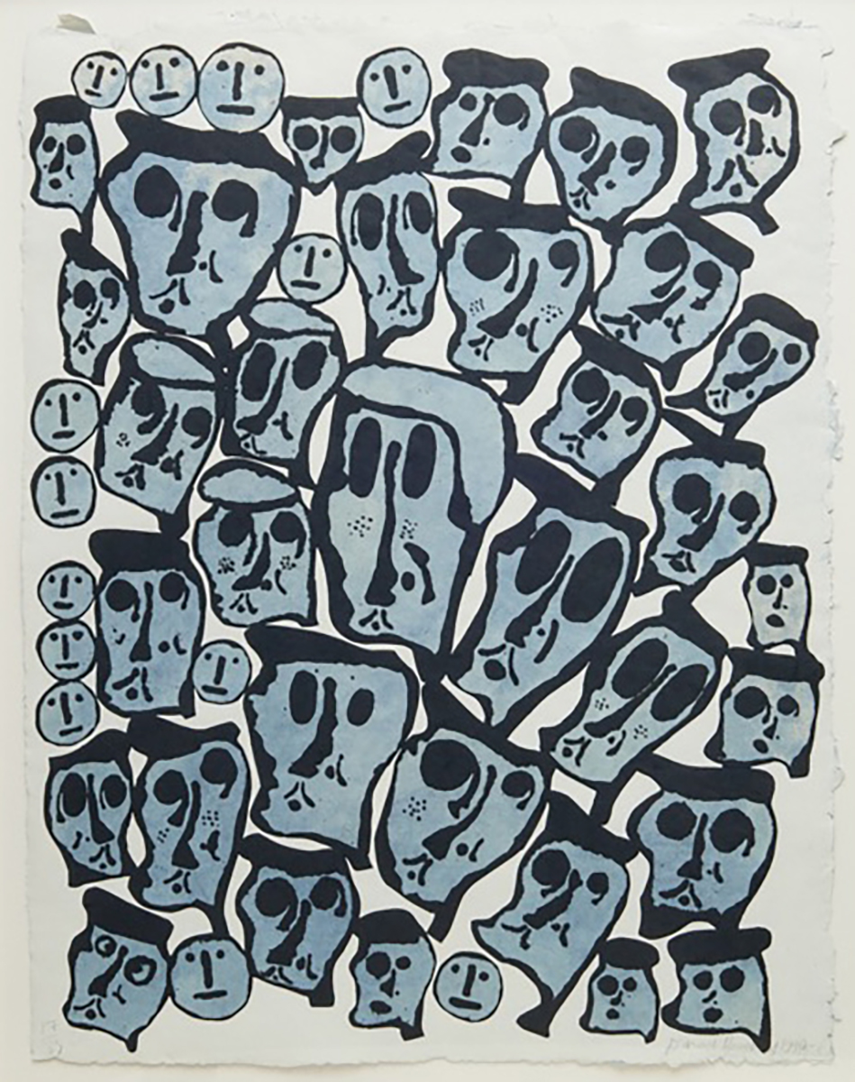 Crowds by Donald Baechler