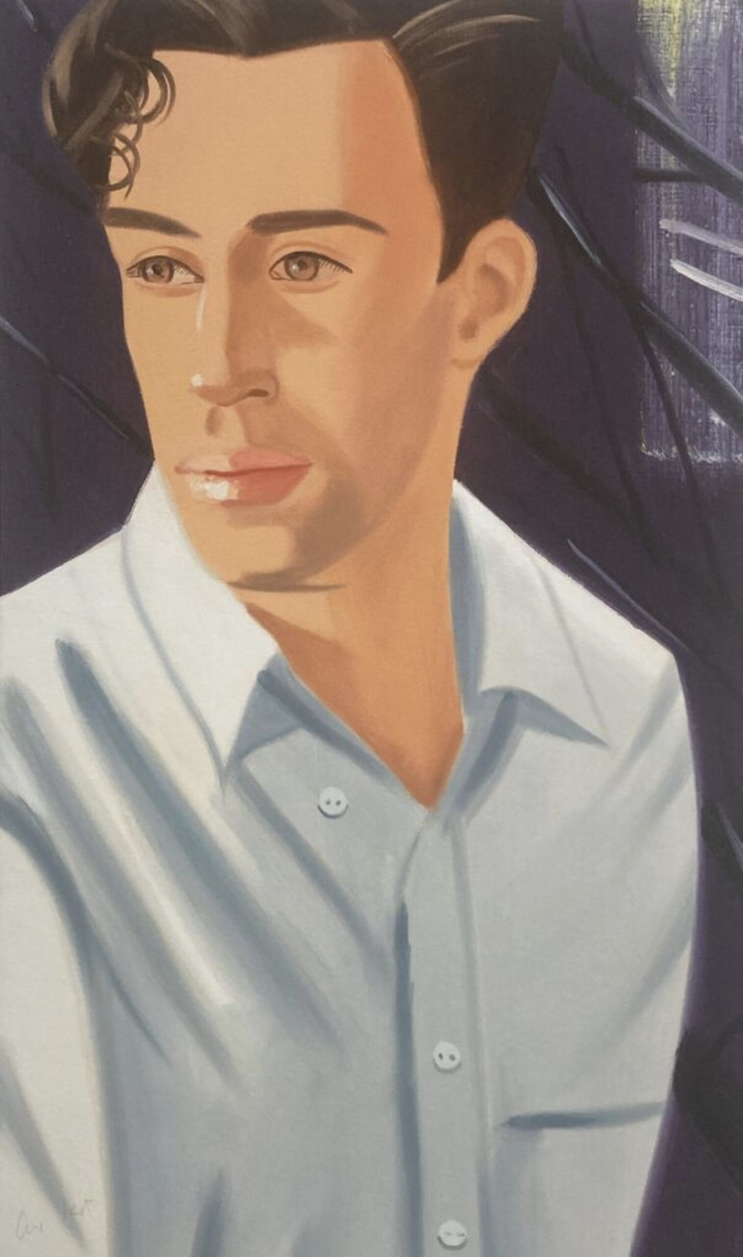 White Shirt (Vincent 1) by Alex Katz