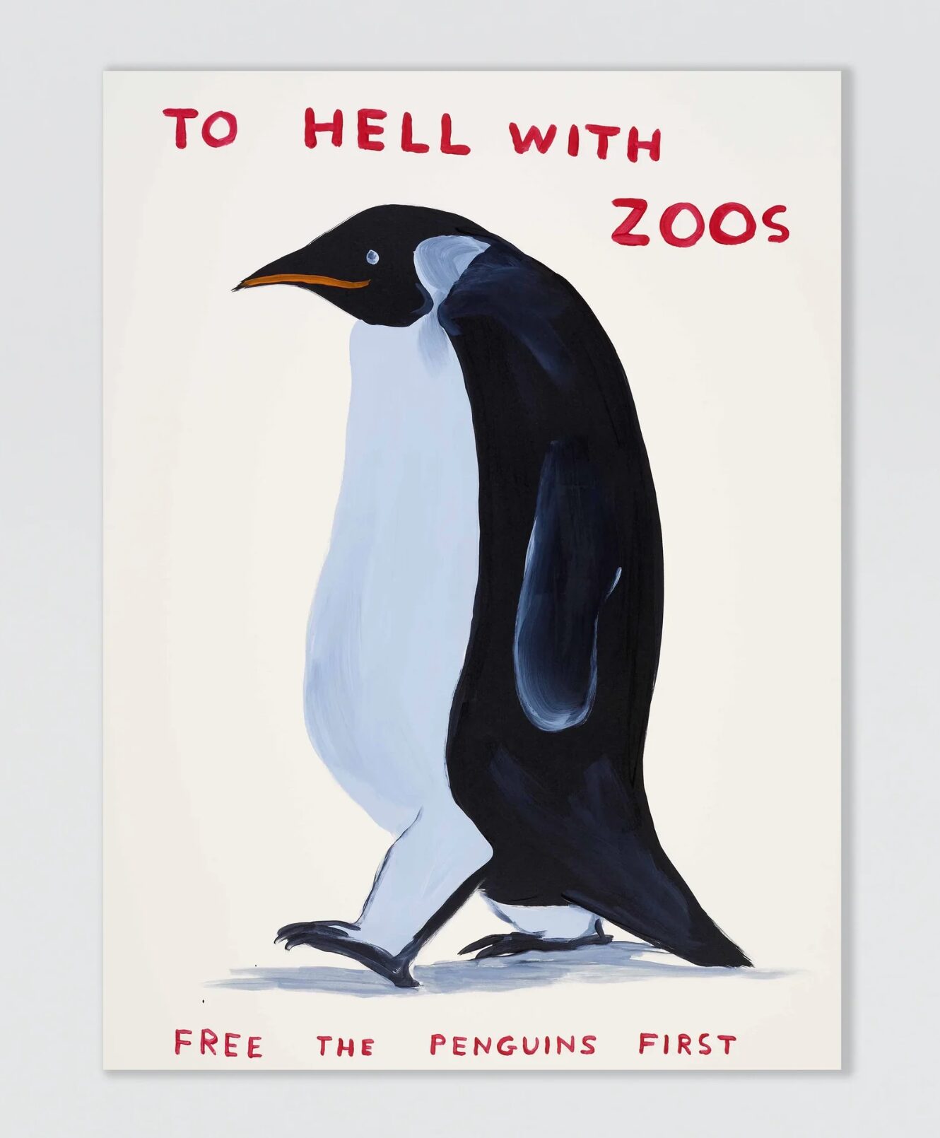 To Hell With Zoos by David Shrigley