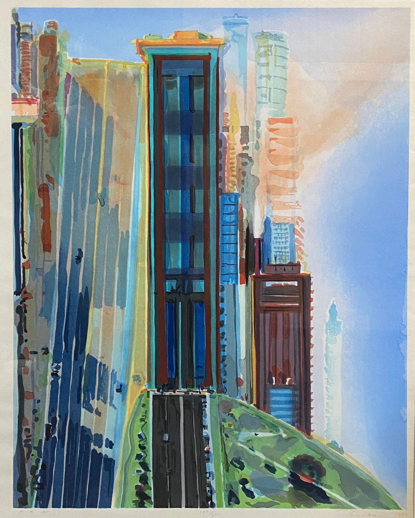 Hill Street by Wayne Thiebaud