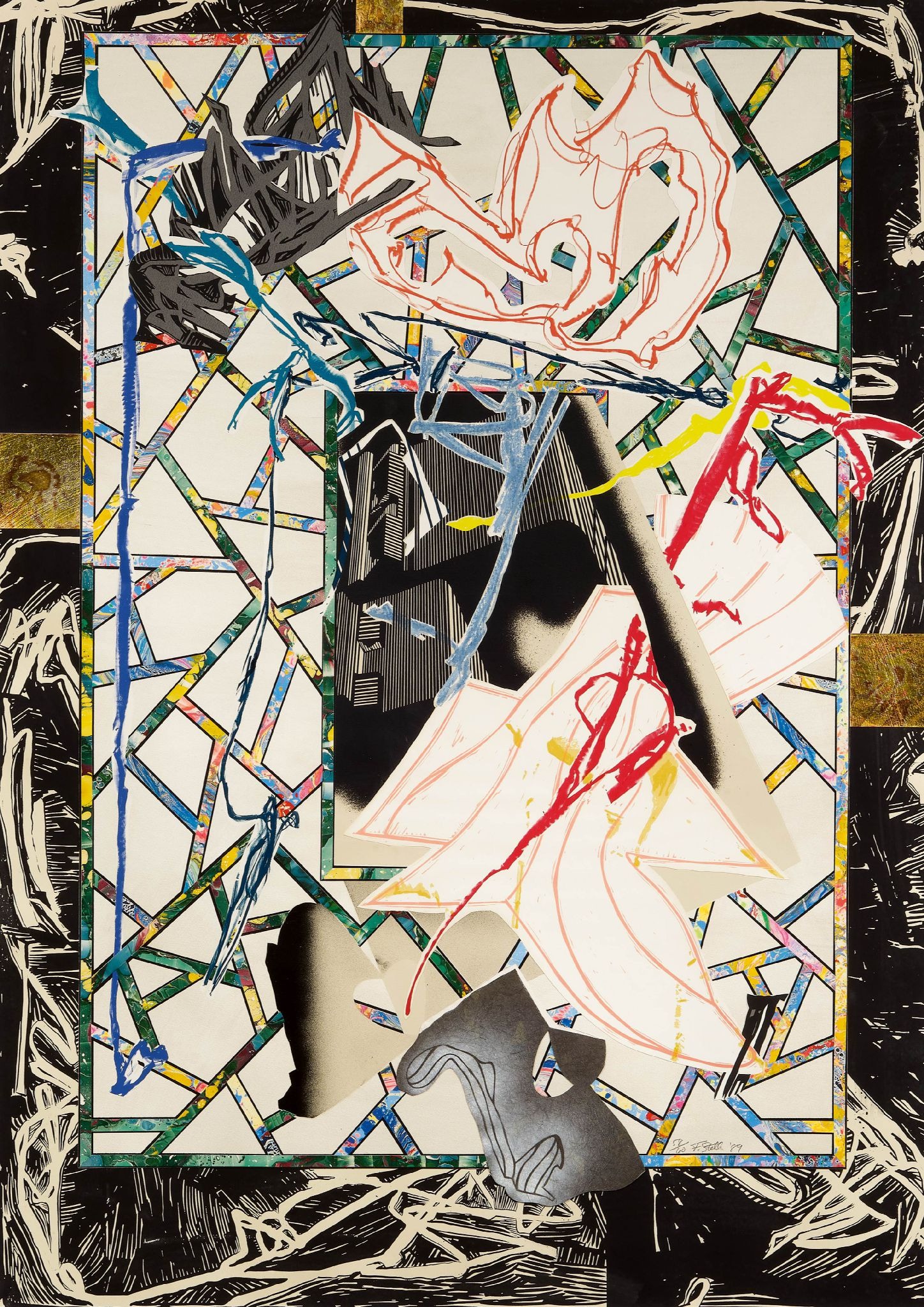 The Counterpane (from Moby Dick) by Frank Stella