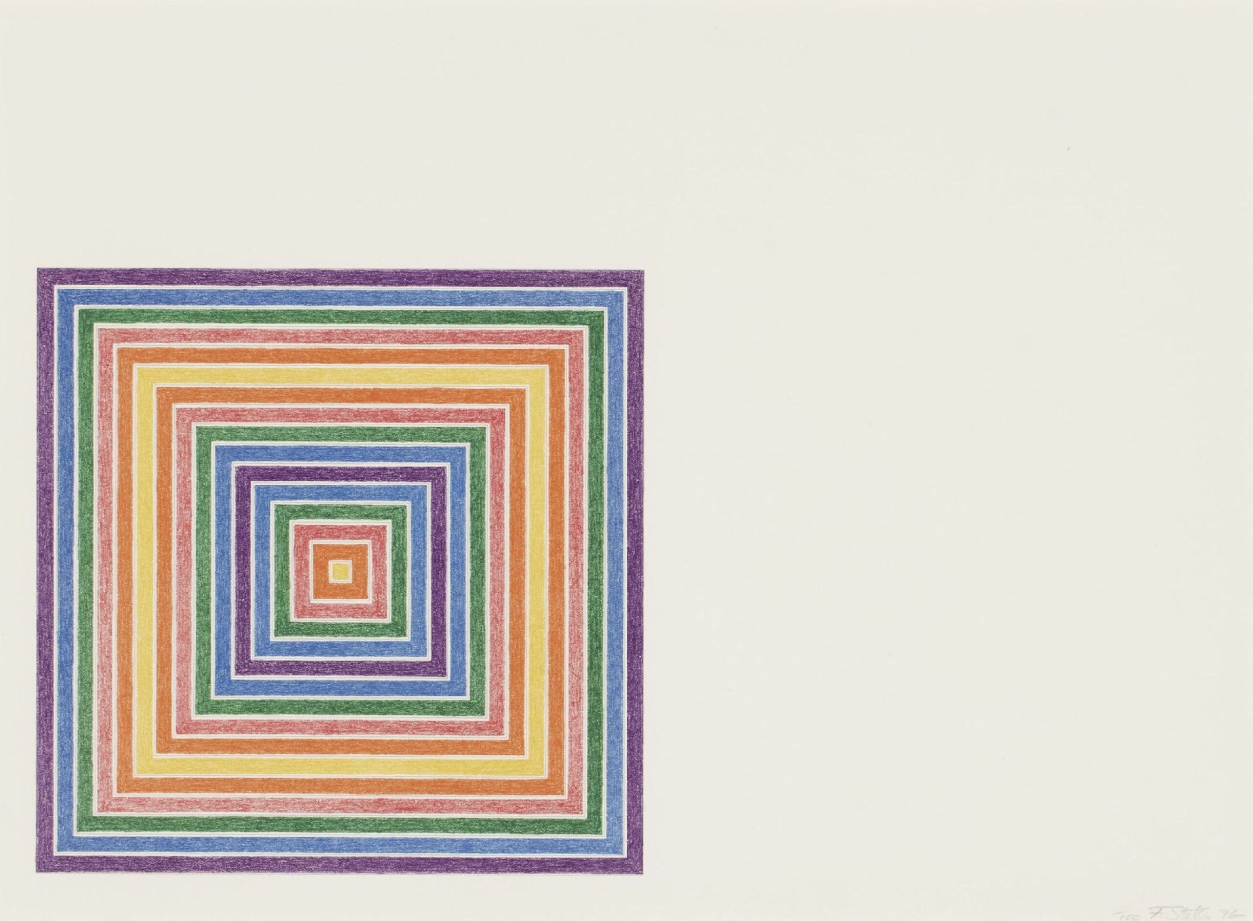 Honduras Lottery Co by Frank Stella