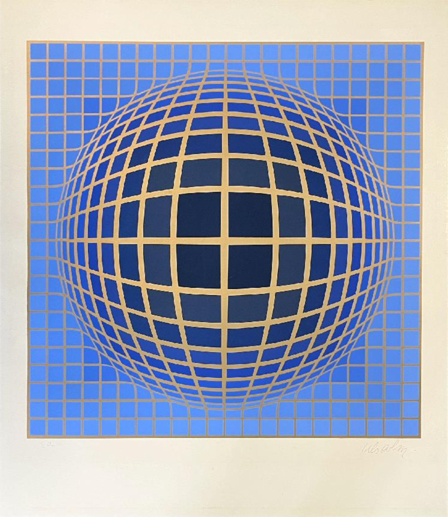 Bomb-b by Victor Vasarely