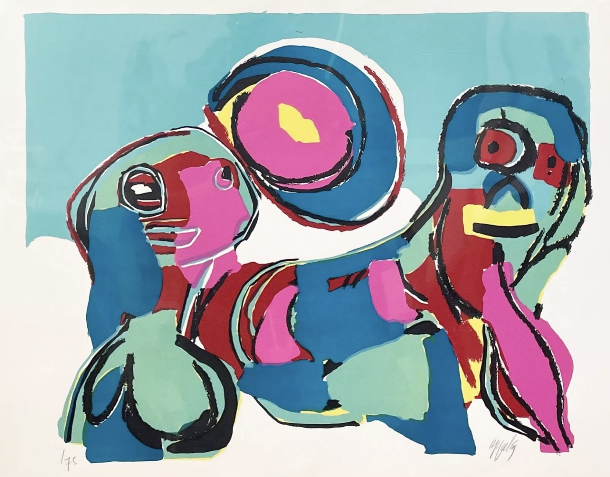 Composition by Karel Appel