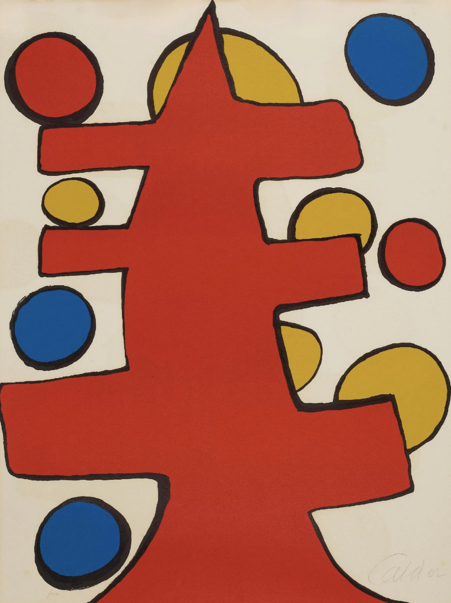 Untitled (Red Tree) by Alexander Calder