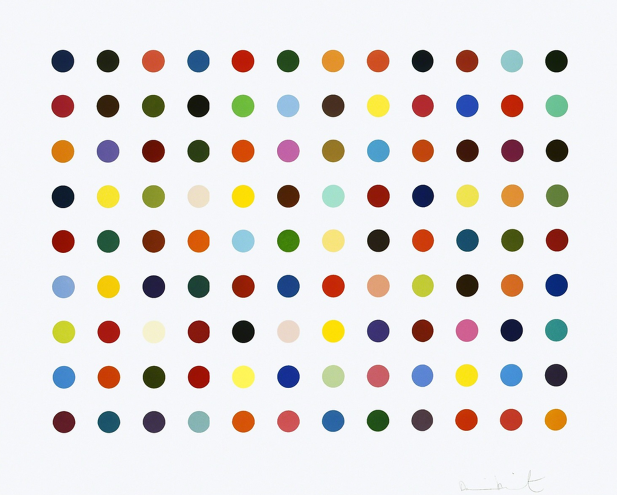 Damien Hirst Ellipticine Spot Etching by Damien Hirst