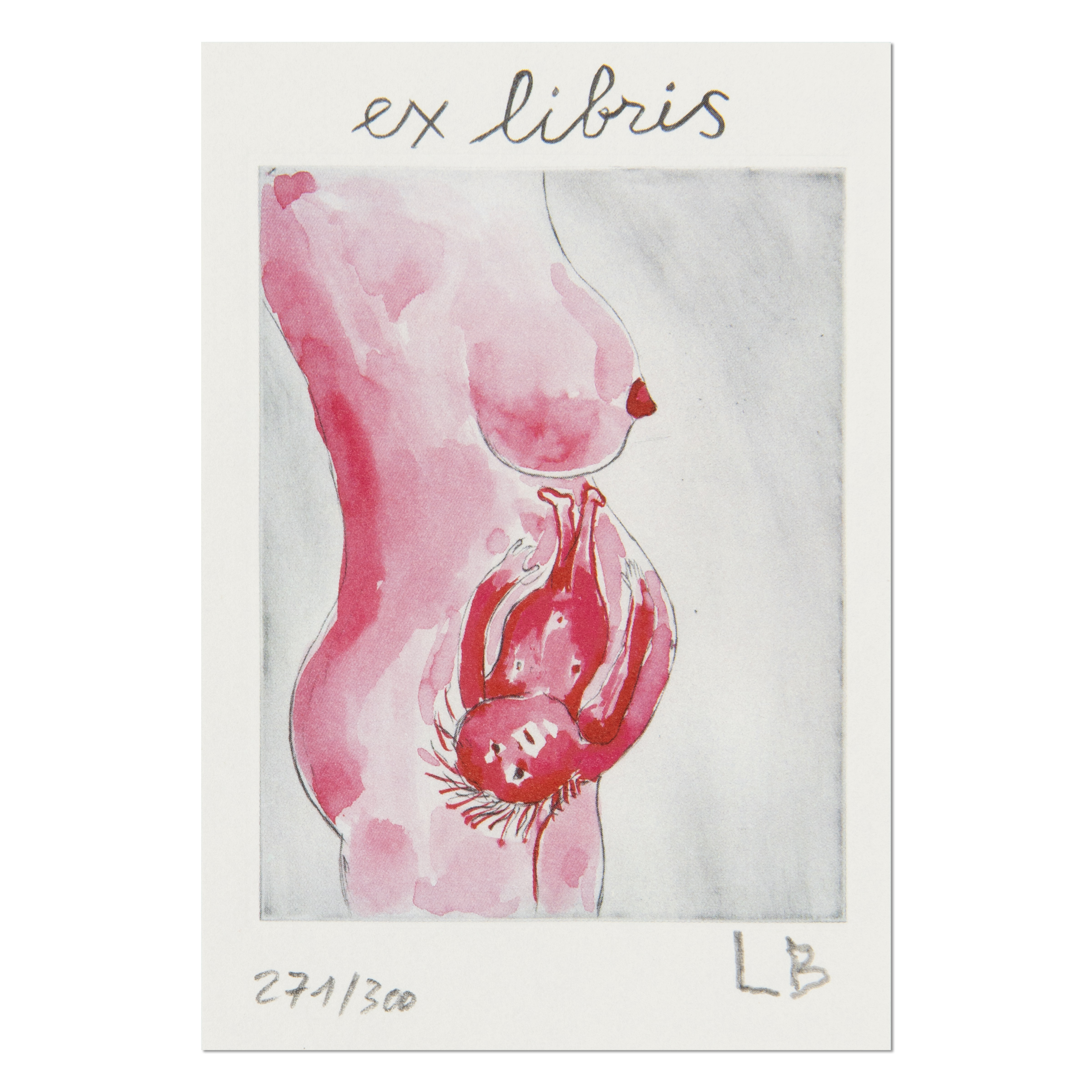 The Reticent Child (Ex Libris) by Louise Bourgeois