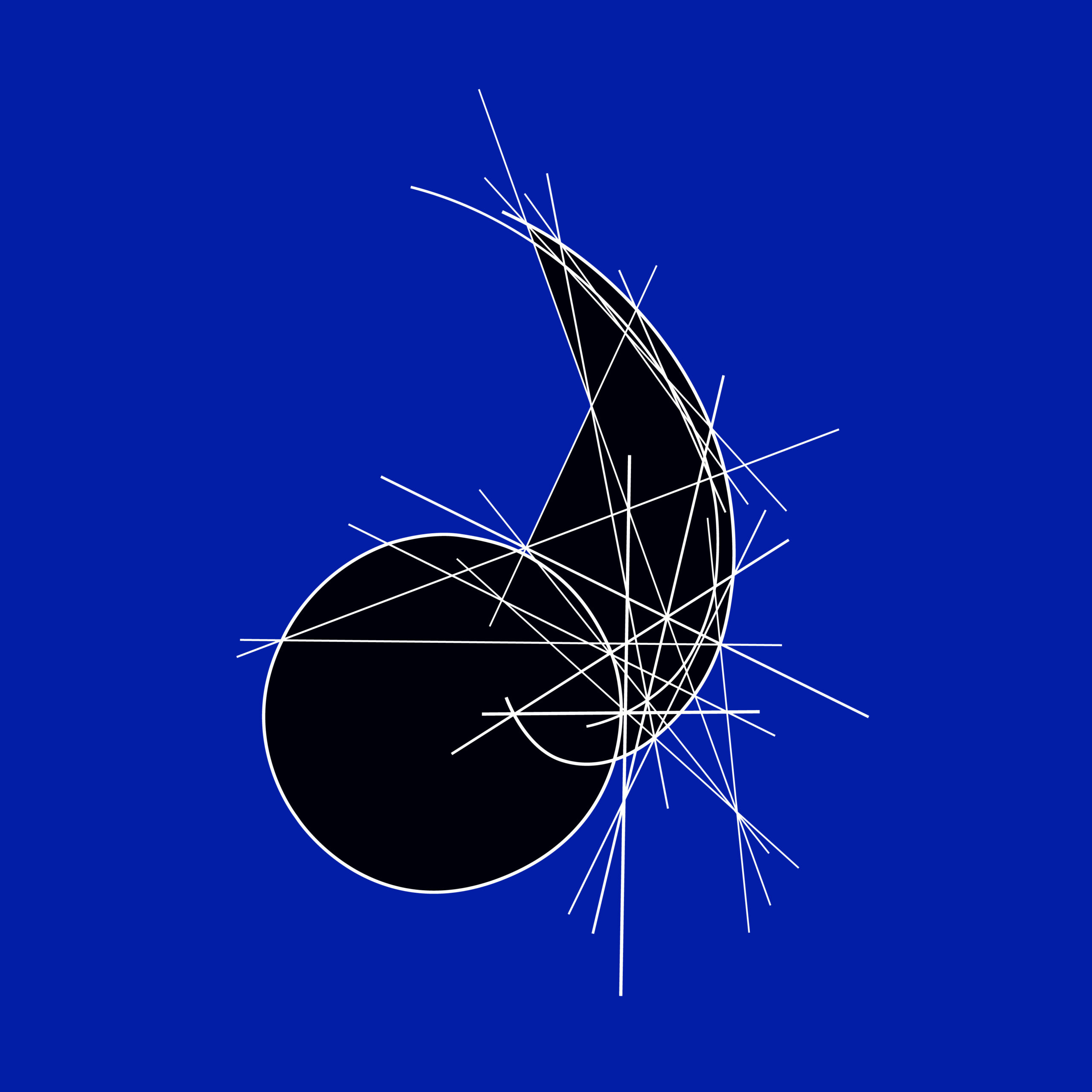 Double Generation Of Hypocycloid. r1 R-r. by Clifford Singer