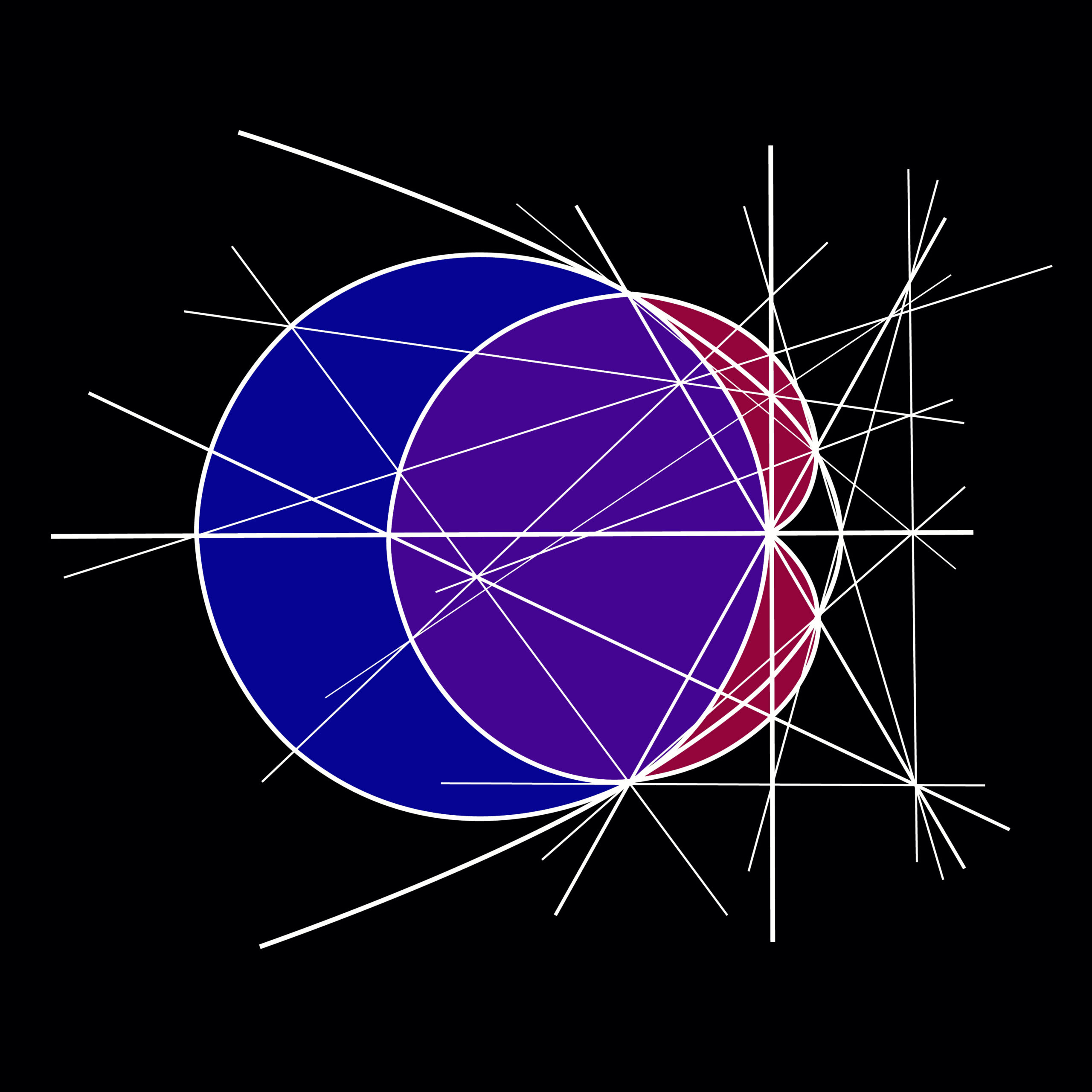 Polar Curve With Circle by Clifford Singer