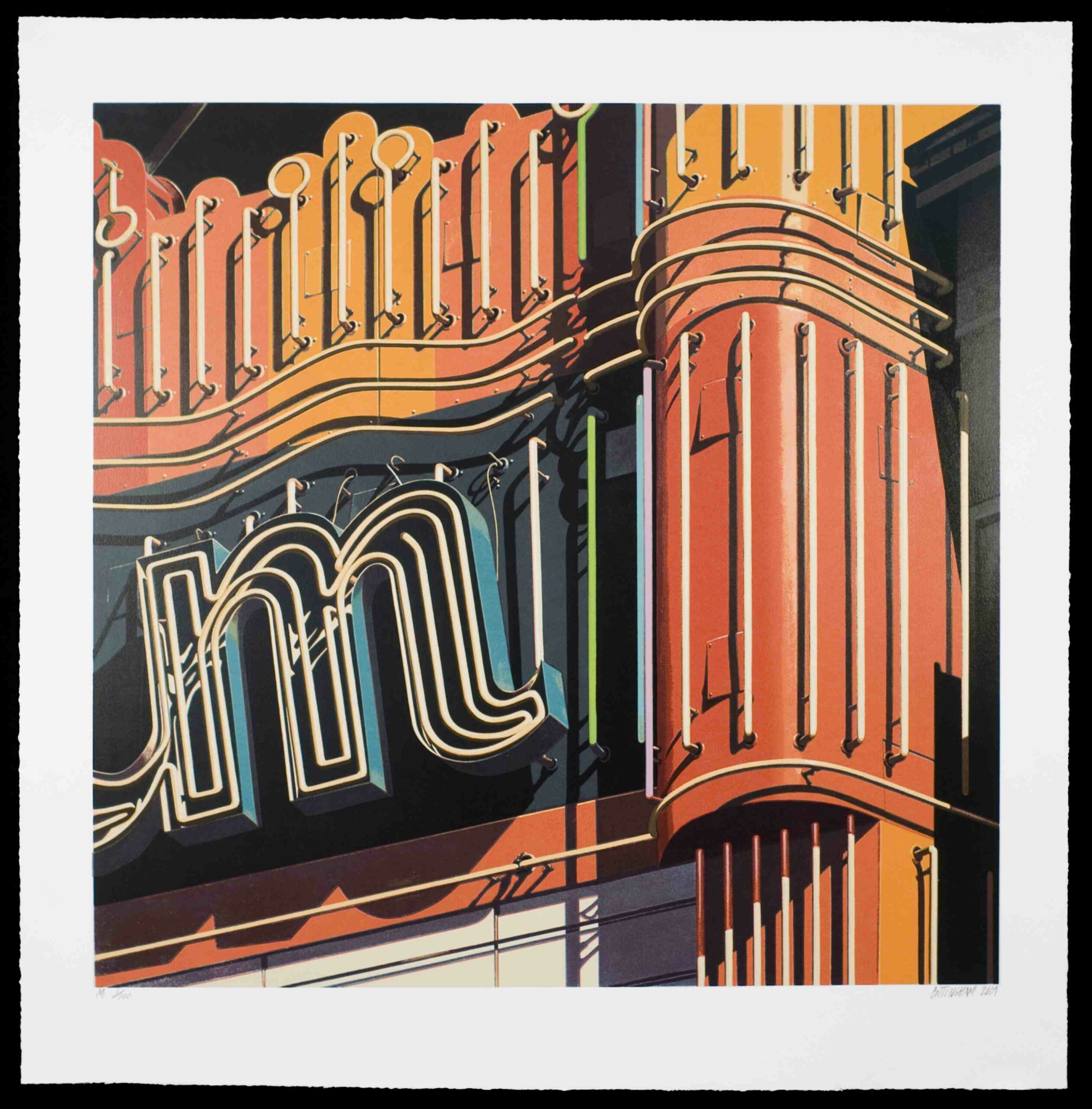 “m” by Robert Cottingham