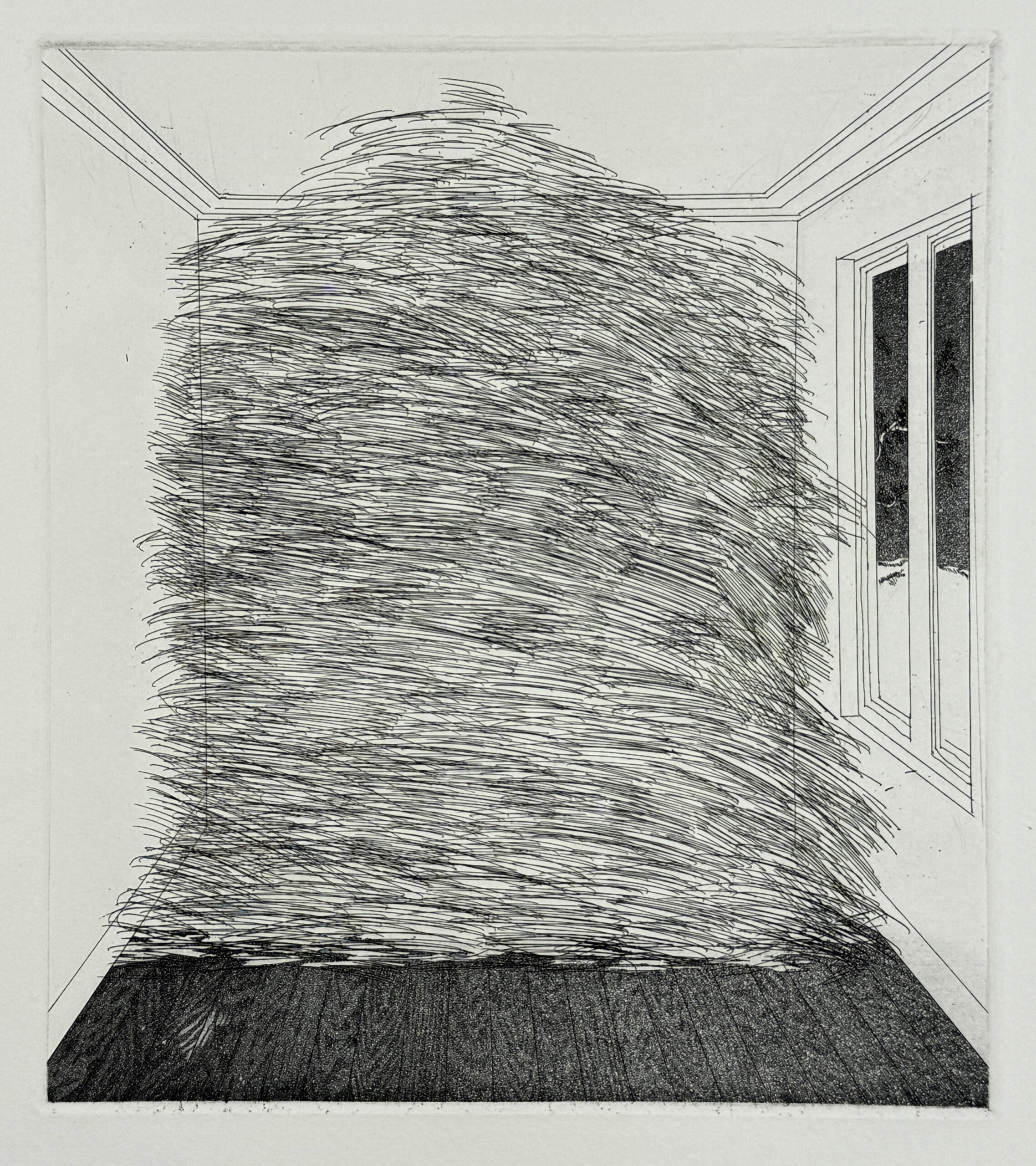 A room full of straw (Six Fairy Tales from the Brothers Grimm) by David Hockney