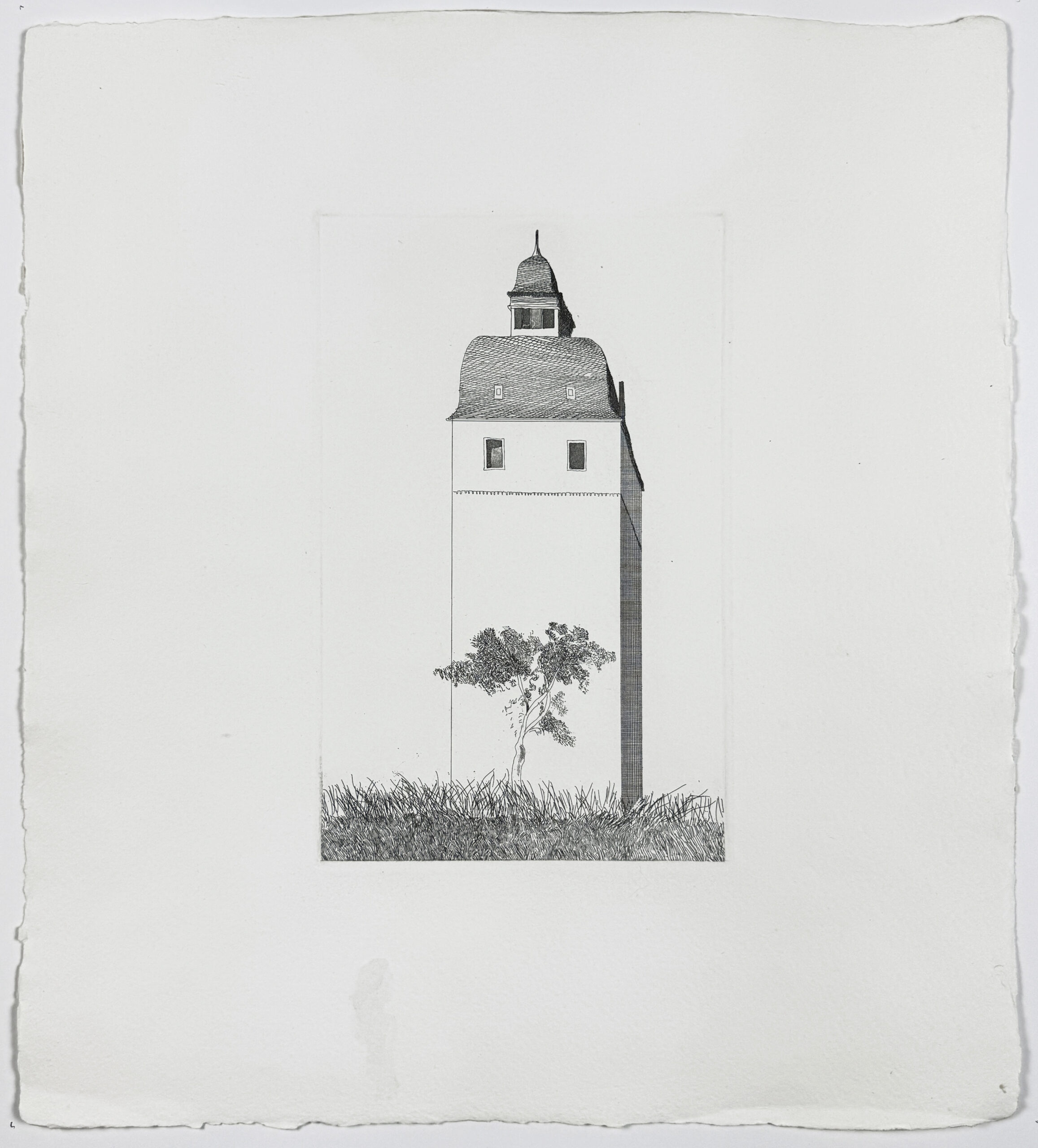 The bell tower (Six Fairy Tales from the Brothers Grimm) by David Hockney