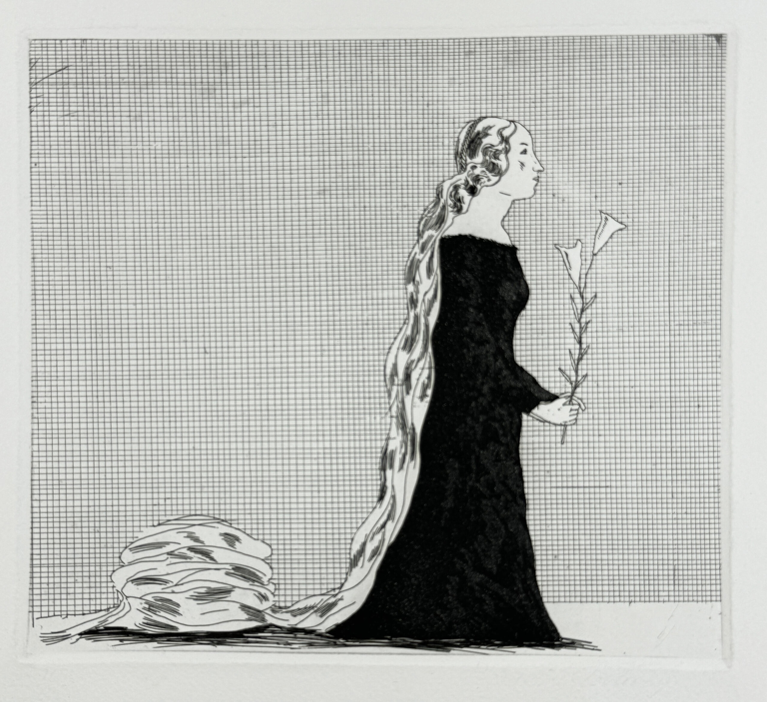 The older Rapunzel (Six Fairy Tales from the Brothers Grimm) by David Hockney