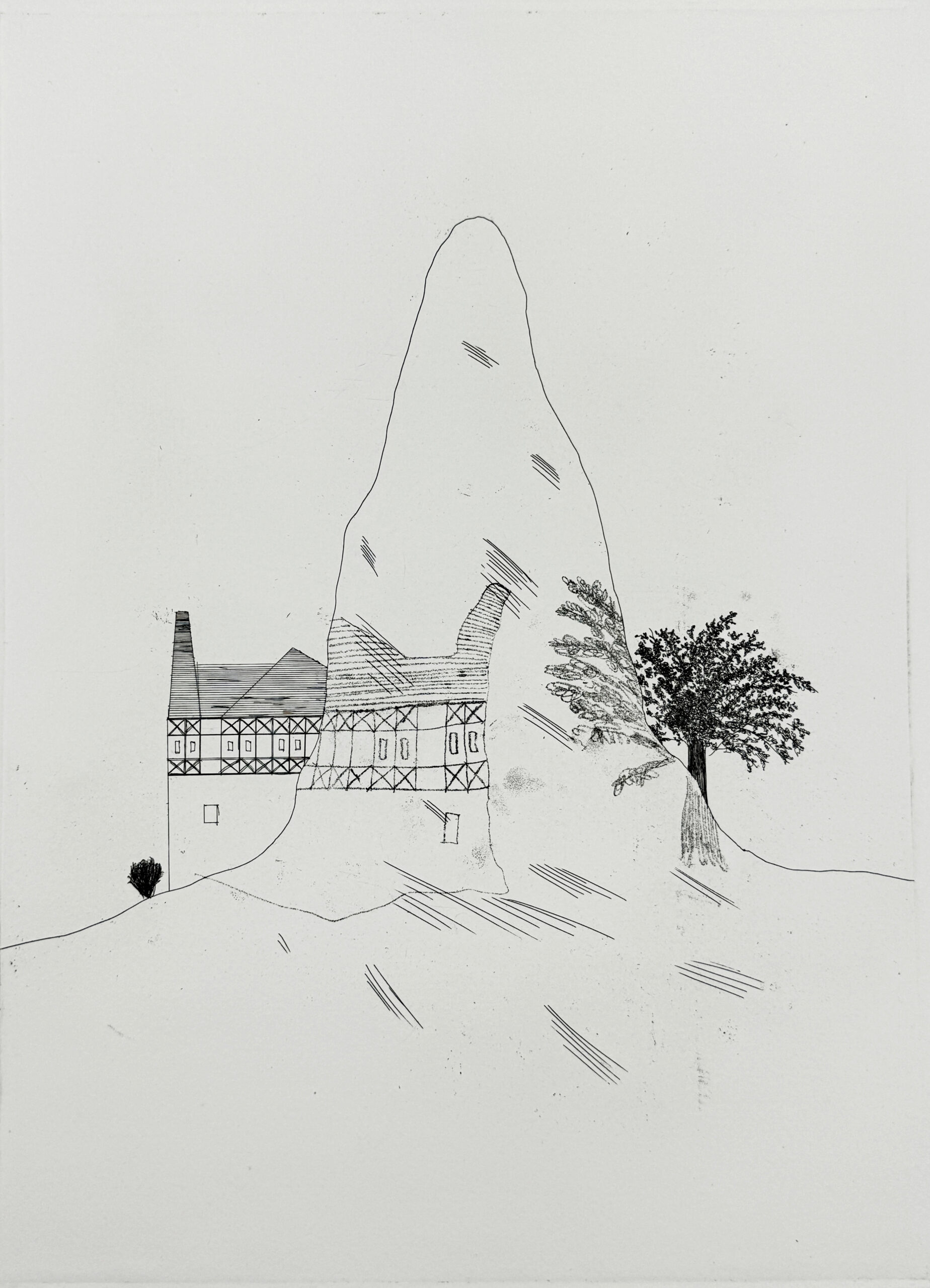 The glass mountain (Six Fairy Tales from the Brothers Grimm) by David Hockney