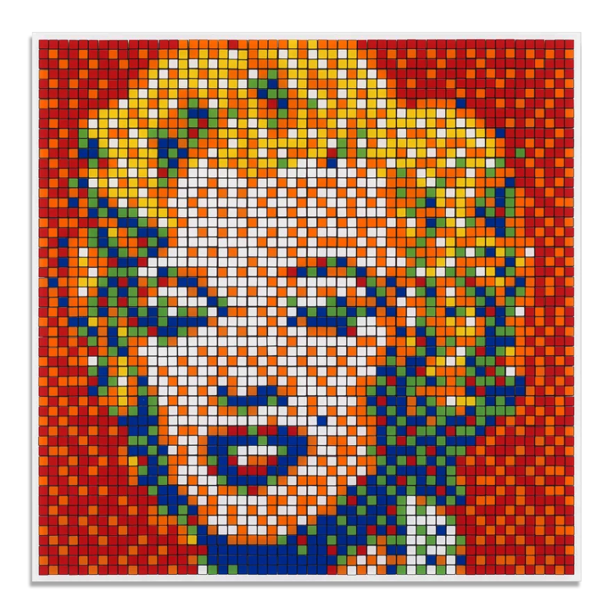 Rubik Shot Red Marilyn by Invader