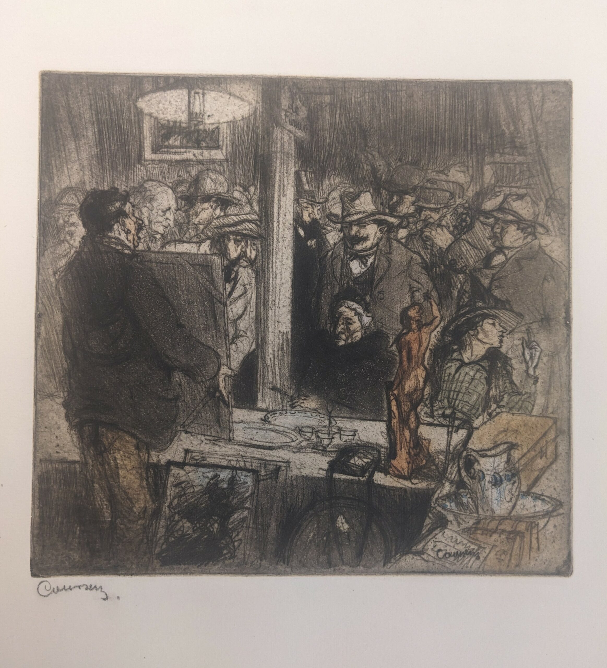 La vente aux enchères (The Auction) by Armand Coussens