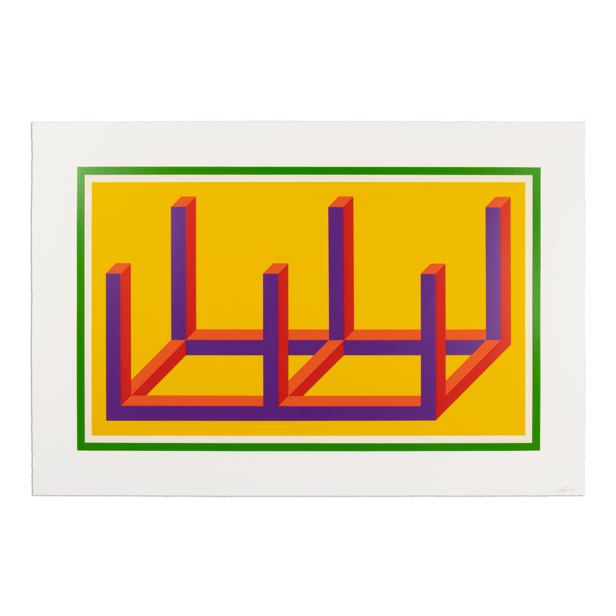 Isometric Figures I by Sol LeWitt