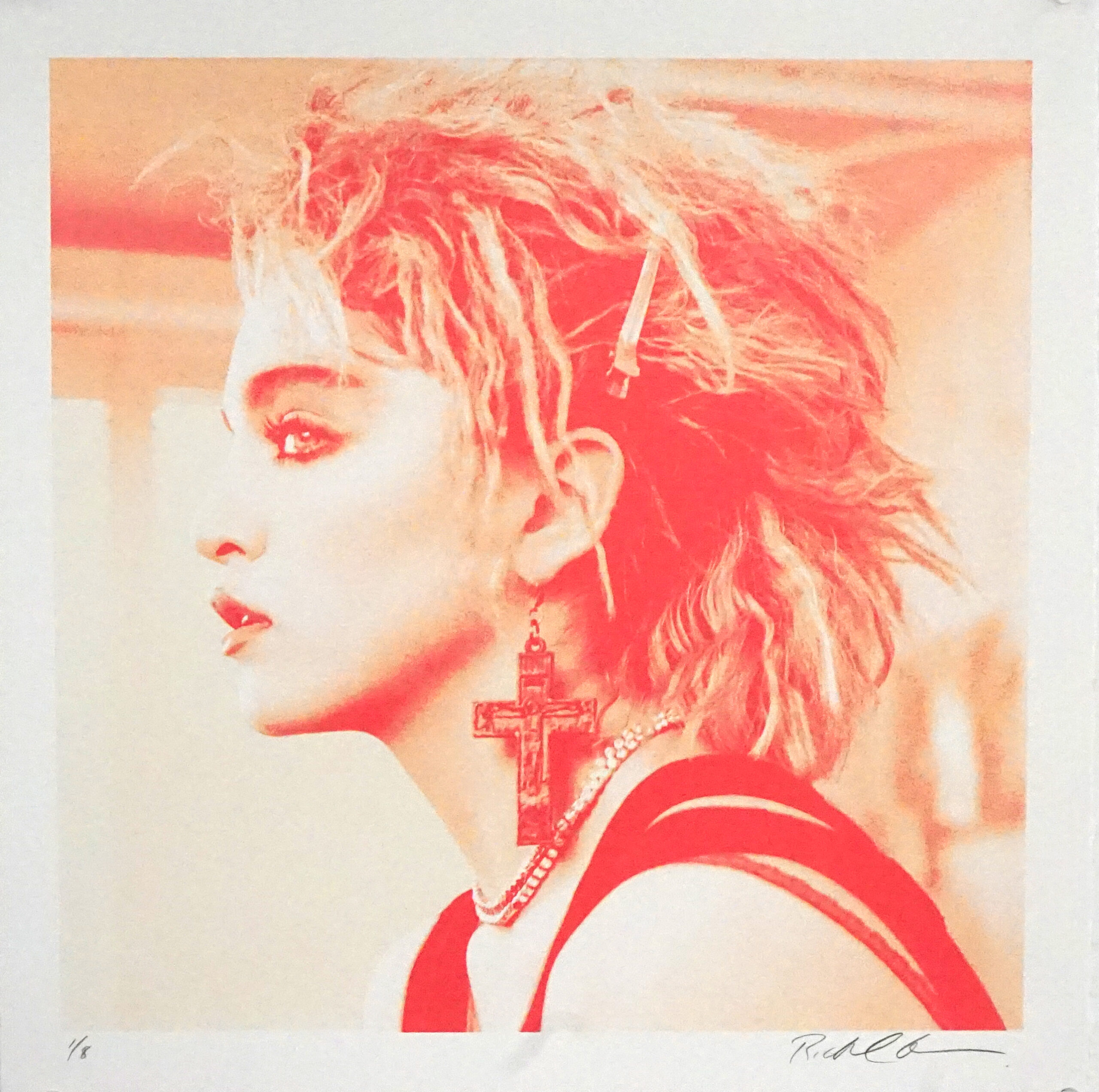 Madonna, NYC, 1983 (Pink) by Richard Corman